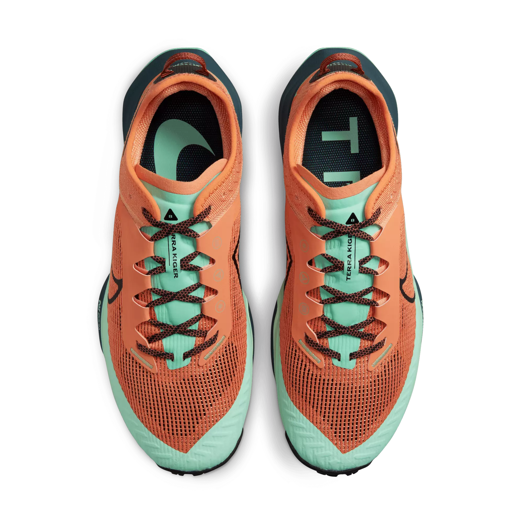 Nike Air Zoom Terra Kiger 8 "Orange Trance/Black/Mint Foam" Men's Trail Running Shoe - ORANGE/BLACK/MINT