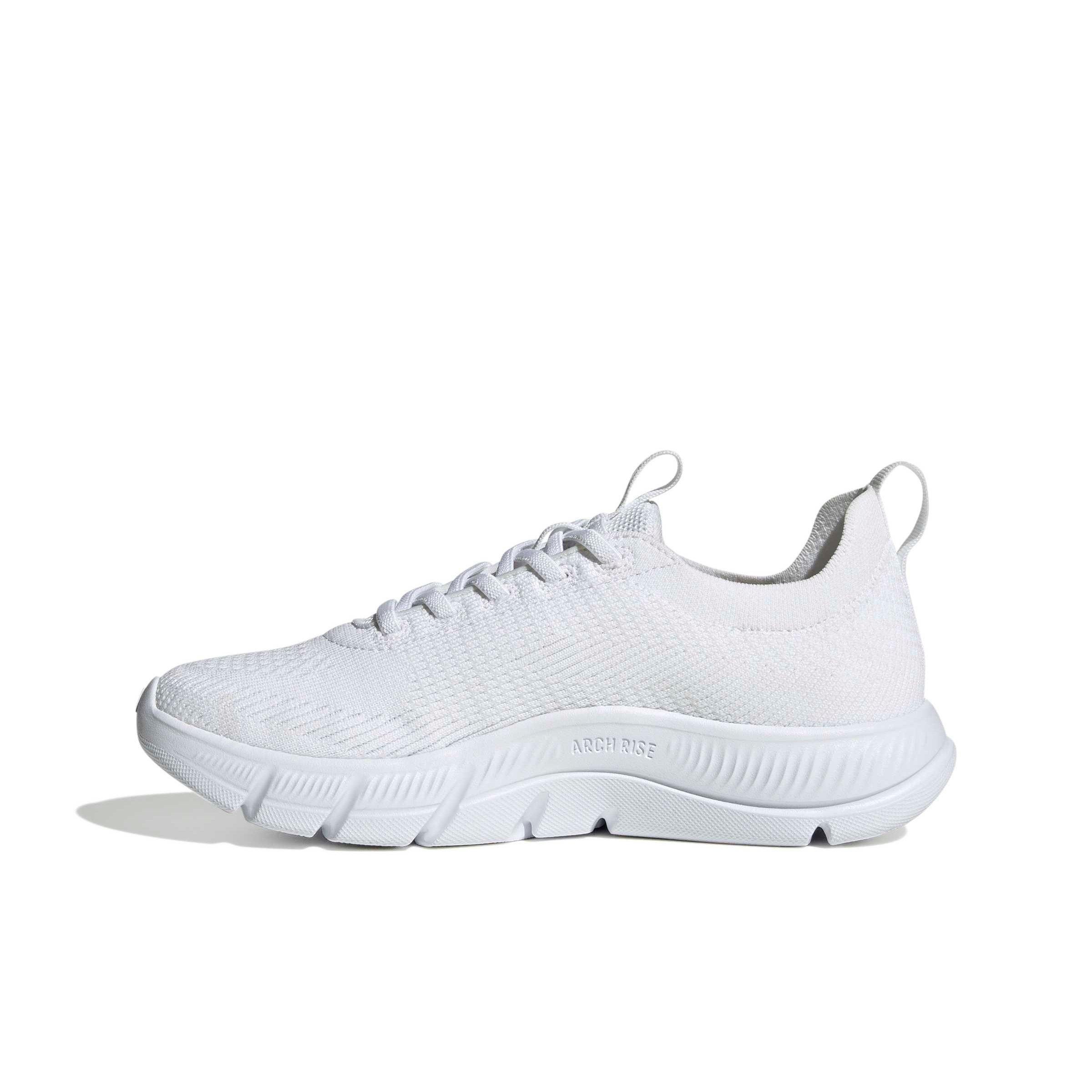 adidas Cloudfoam Flex Slounge "Ftwr White/Ftwr White/Core Black" Women's Shoe - WHITE/BLACK