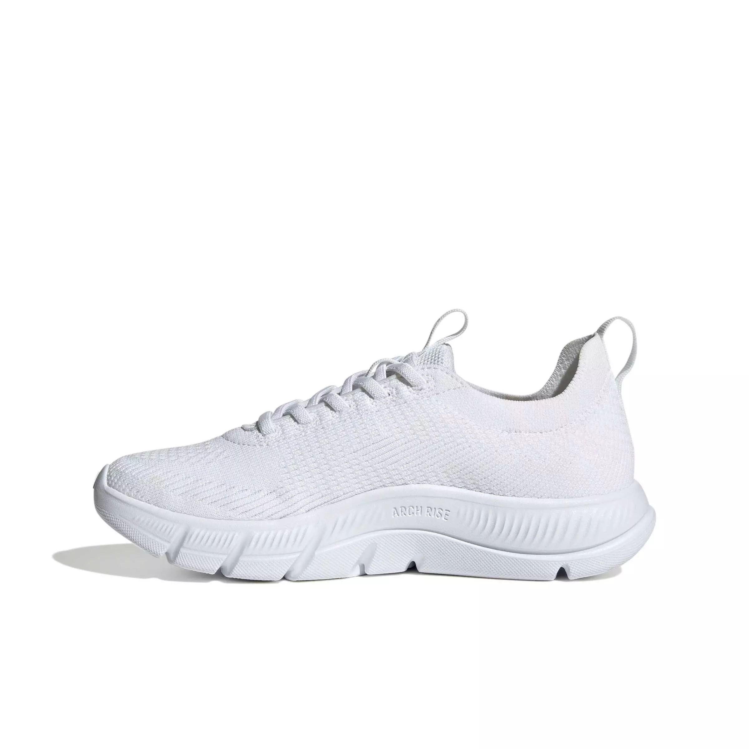 adidas Cloudfoam Flex Slounge "Ftwr White/Ftwr White/Core Black" Women's Shoe - WHITE/BLACK