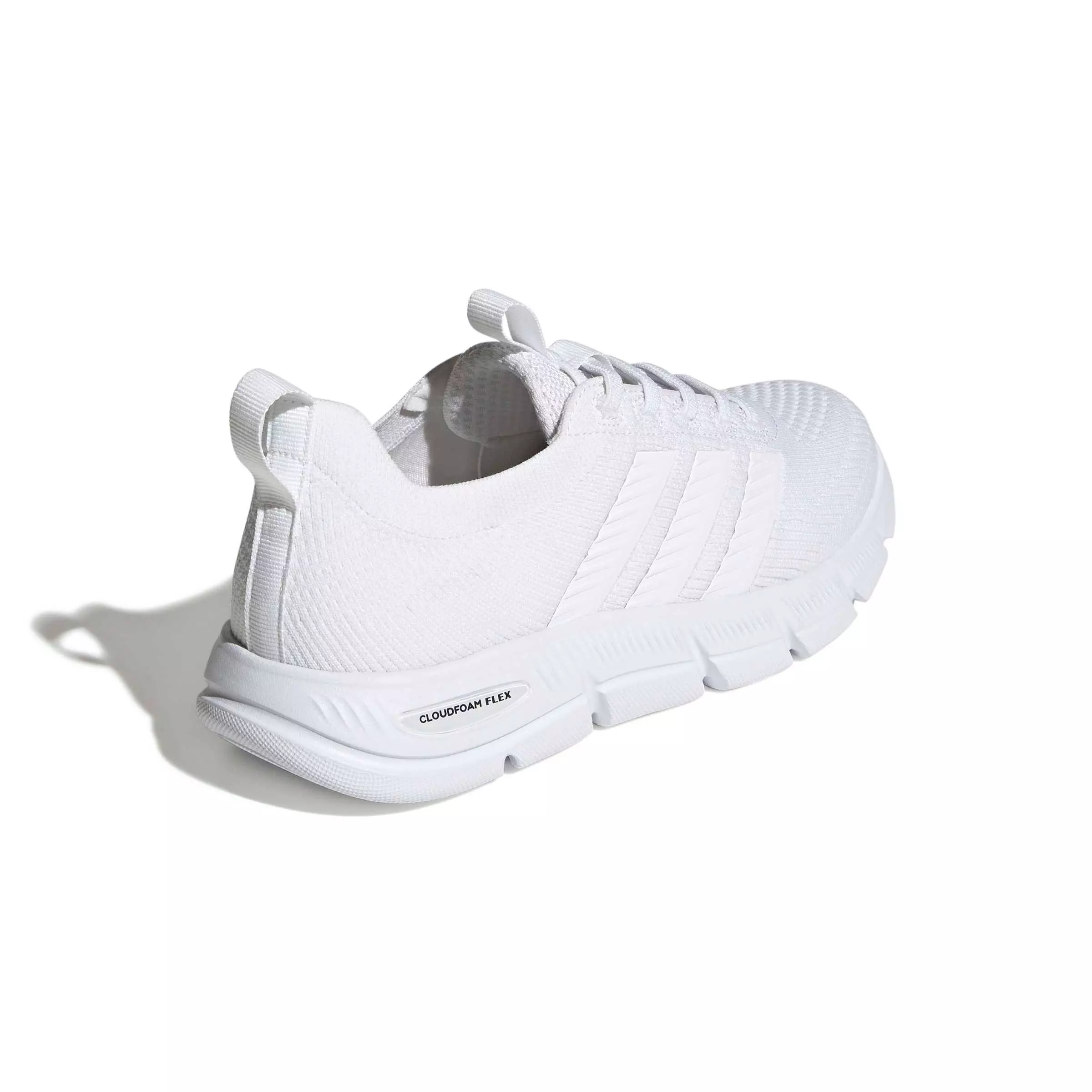 adidas Cloudfoam Flex Slounge "Ftwr White/Ftwr White/Core Black" Women's Shoe - WHITE/BLACK
