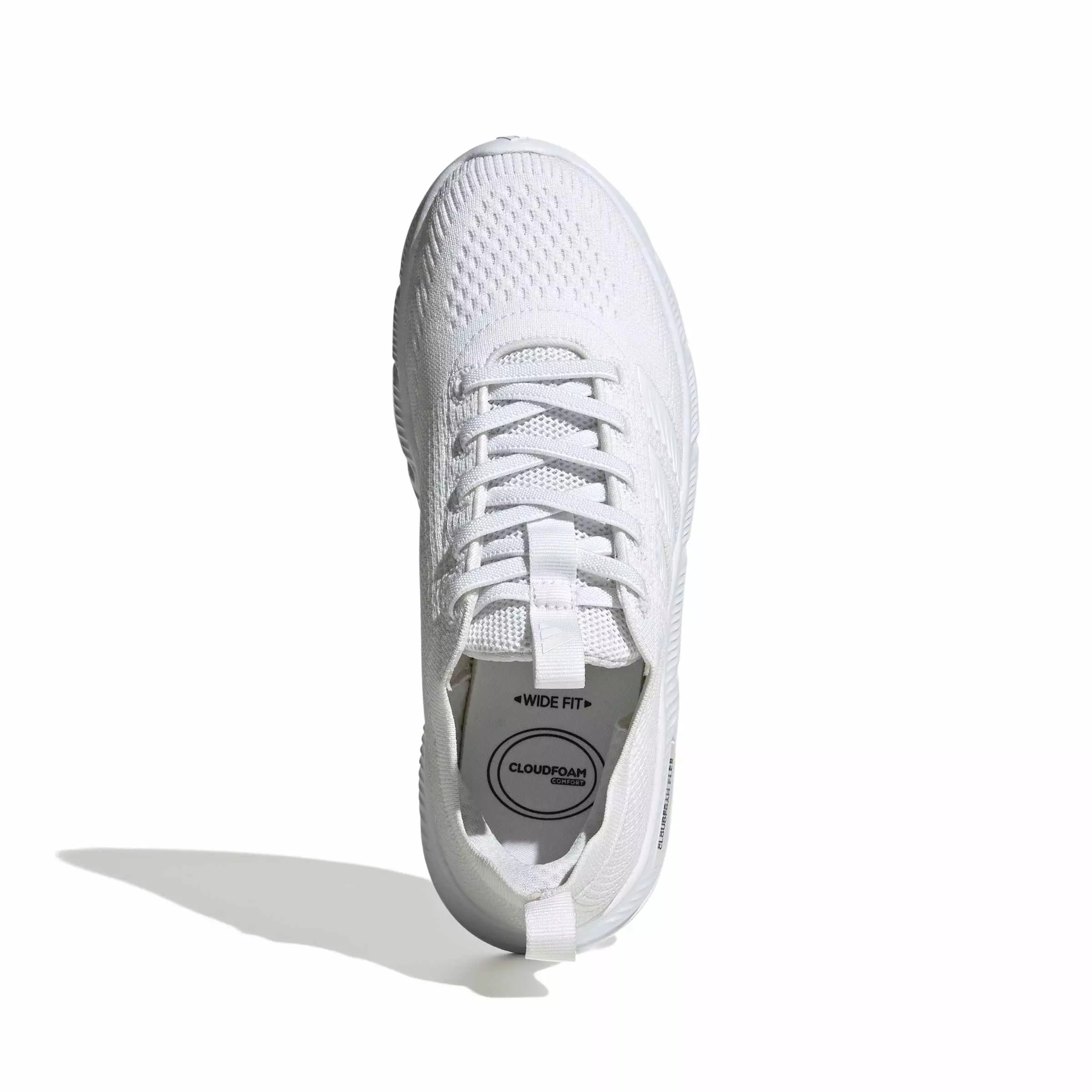adidas Cloudfoam Flex Slounge "Ftwr White/Ftwr White/Core Black" Women's Shoe - WHITE/BLACK