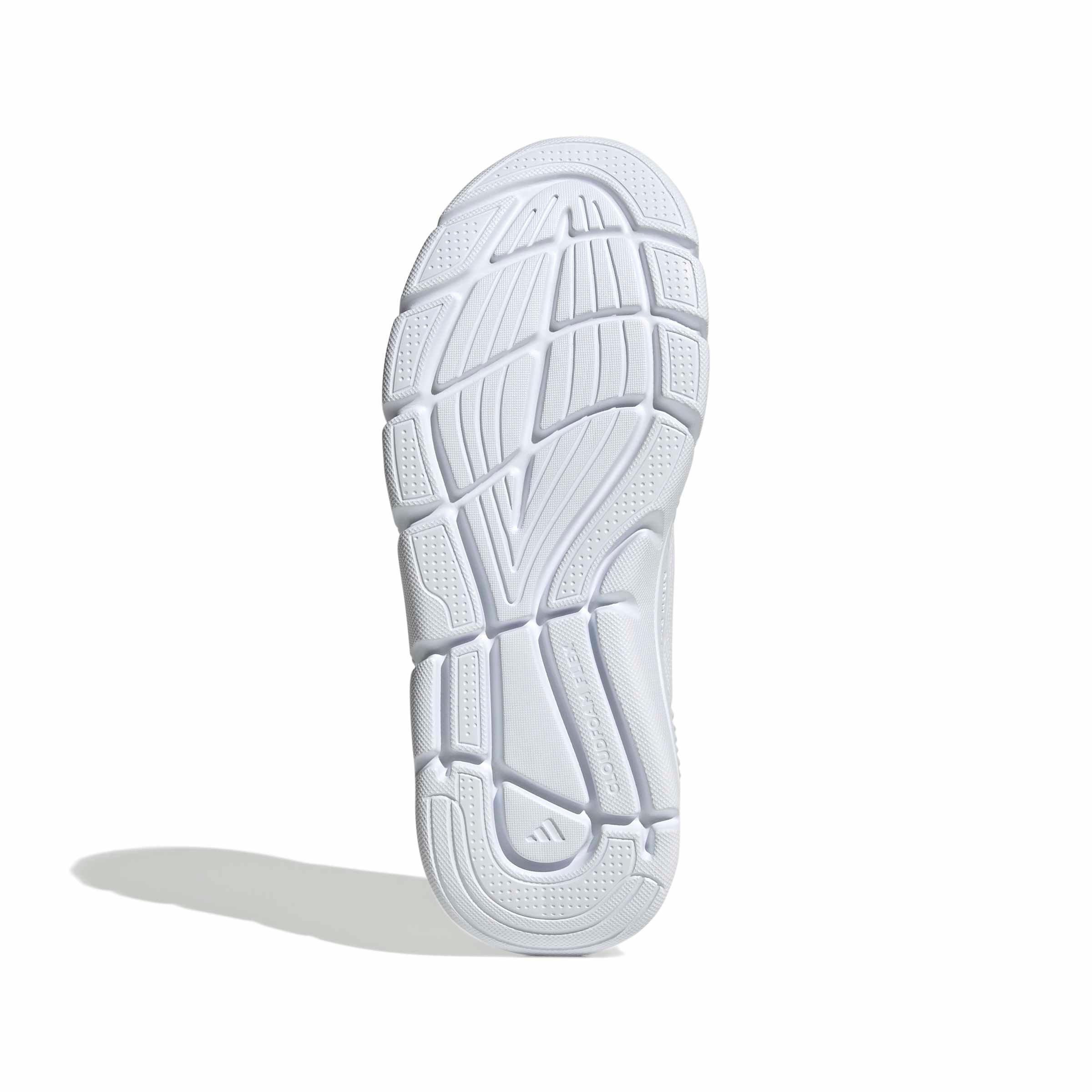 adidas Cloudfoam Flex Slounge "Ftwr White/Ftwr White/Core Black" Women's Shoe - WHITE/BLACK
