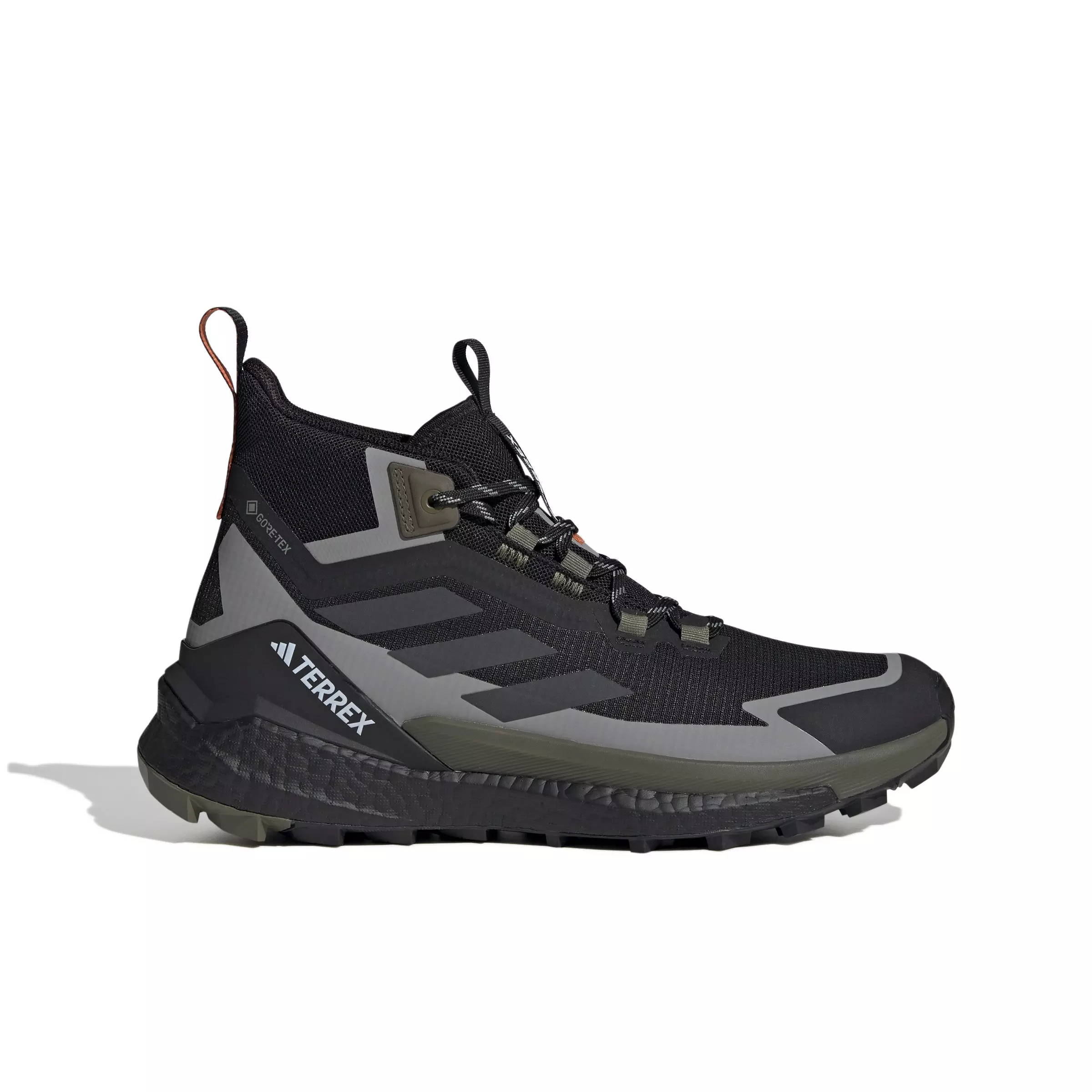 adidas Terrex Free Hiker 2.0 Gore-Tex "Core Black/Carbon/Olive Strata" Men's Hiking Shoe - BLACK/CARBON/OLIVE