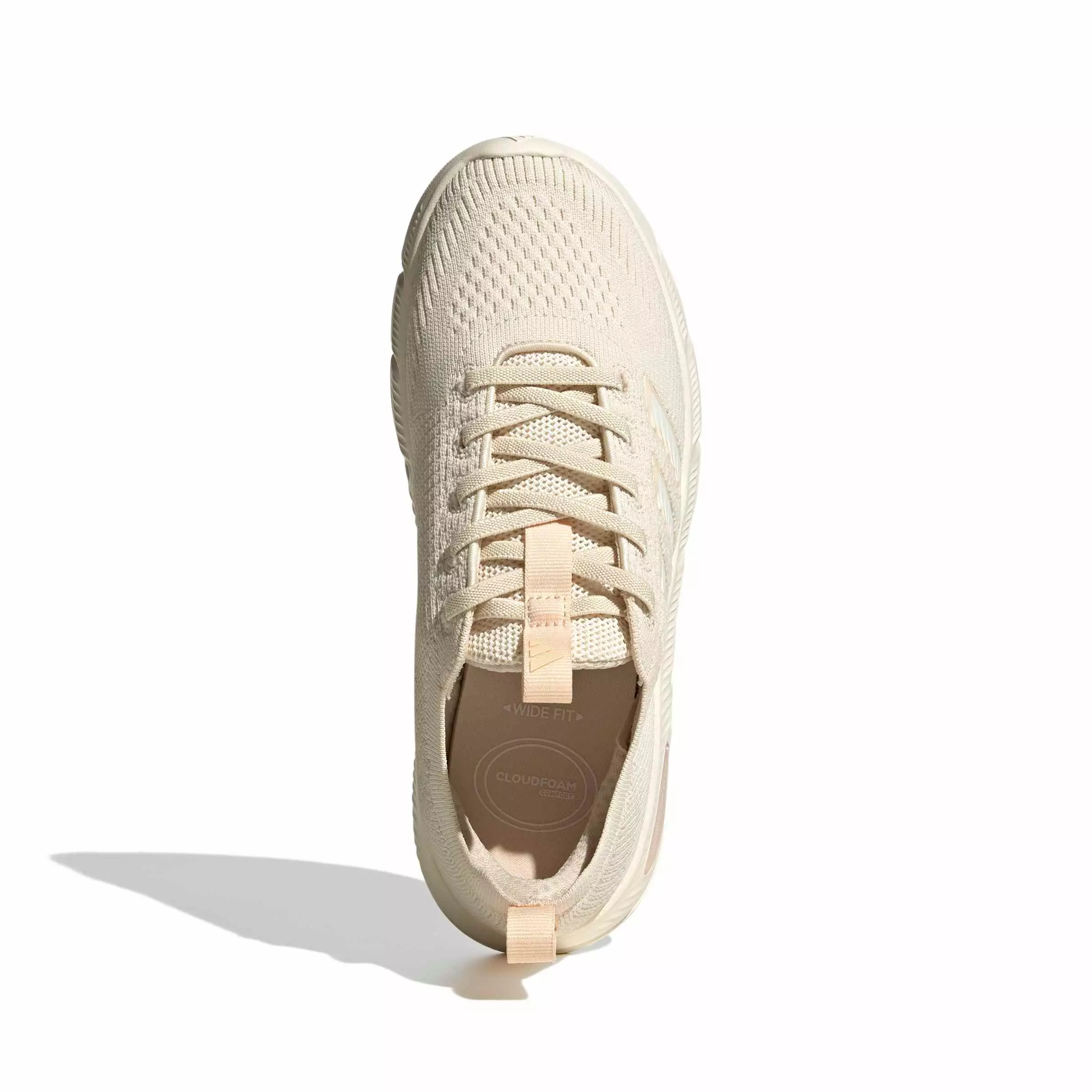 adidas Cloudfoam Flex Slounge "Wonder White/Off White/Bliss Orange" Women's Shoe - WHITE/OFF WHITE/ORANGE
