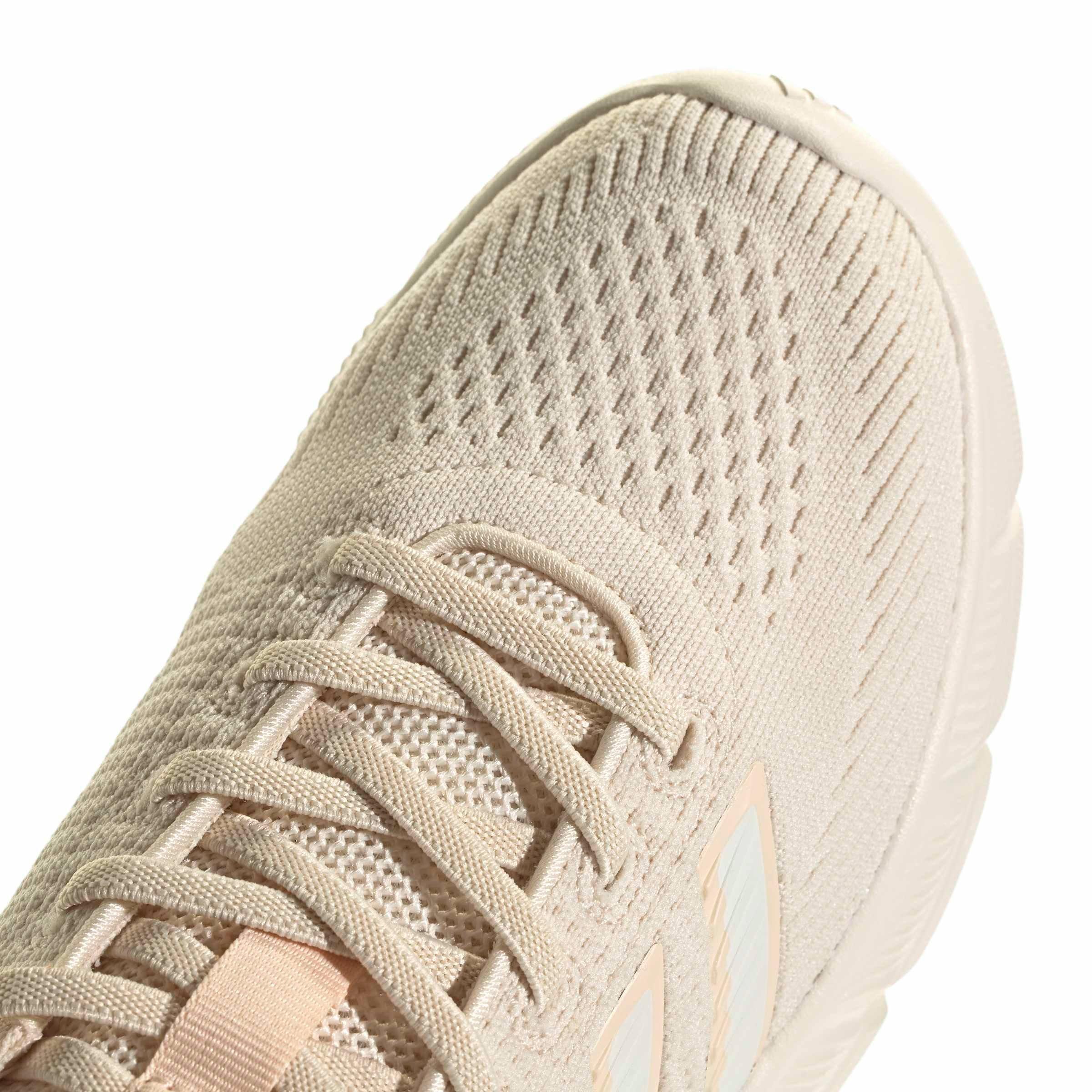 adidas Cloudfoam Flex Slounge "Wonder White/Off White/Bliss Orange" Women's Shoe - WHITE/OFF WHITE/ORANGE