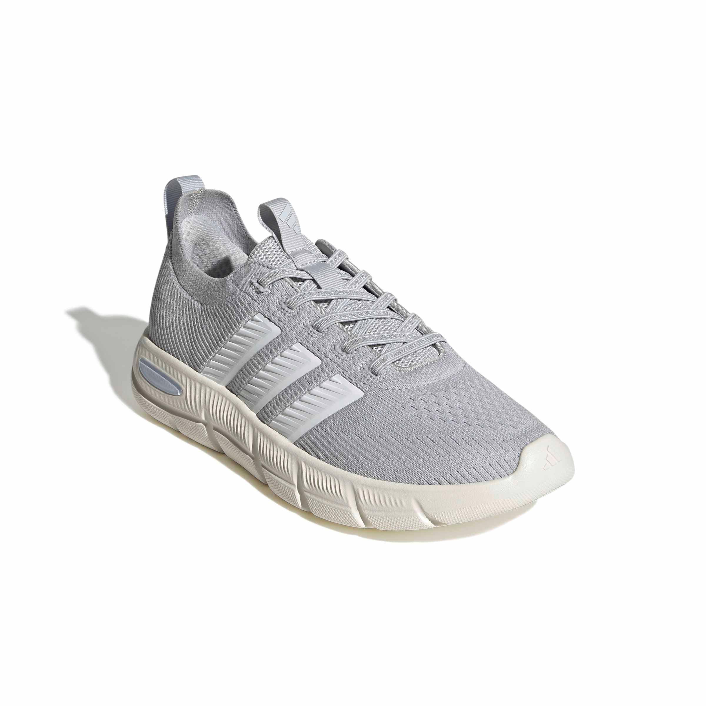 adidas Cloudfoam Flex Slounge "Lgh Solid Grey/Ftwr White/Halo Blue" Women's Shoe - GREY/WHITE/BLUE