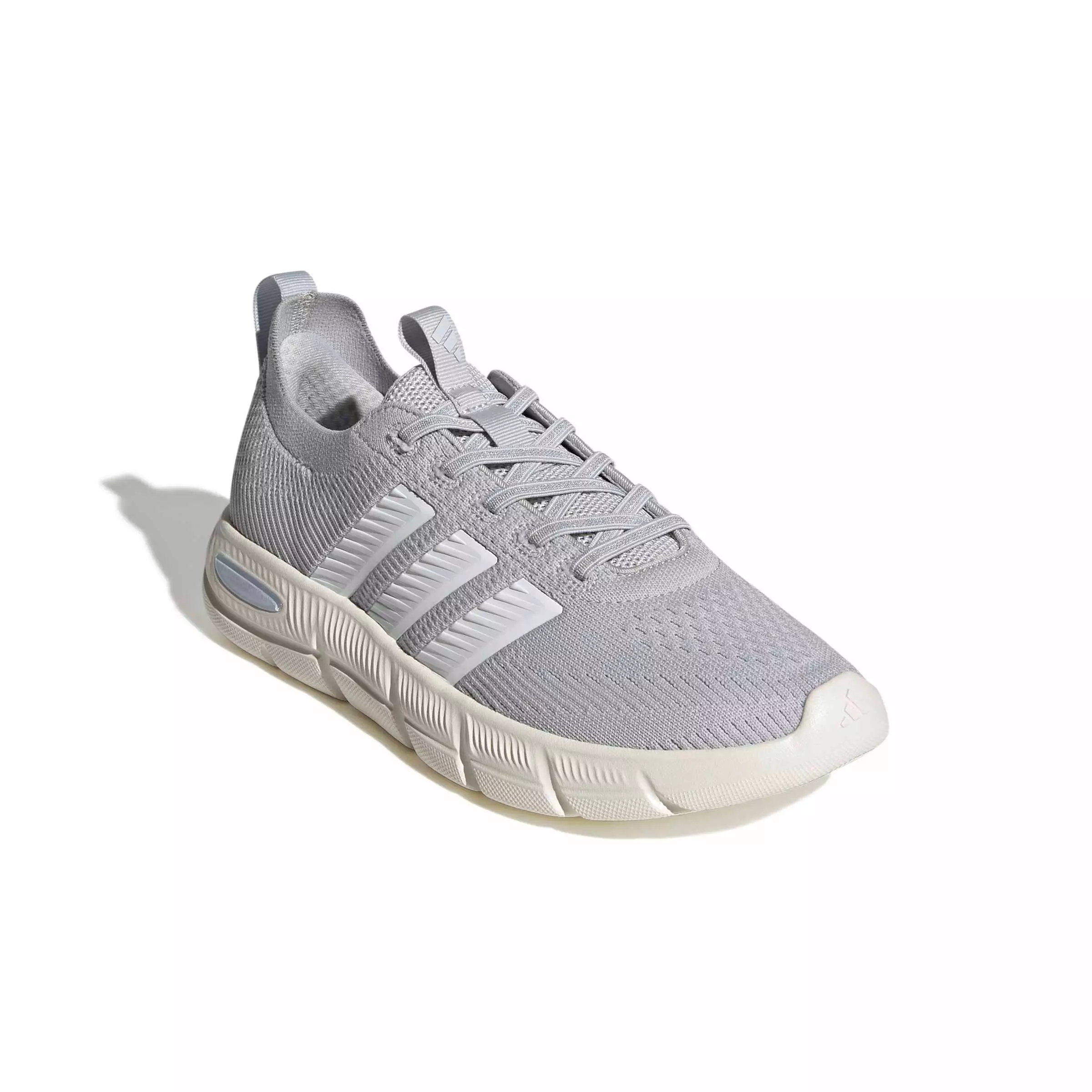 adidas Cloudfoam Flex Slounge "Lgh Solid Grey/Ftwr White/Halo Blue" Women's Shoe - GREY/WHITE/BLUE
