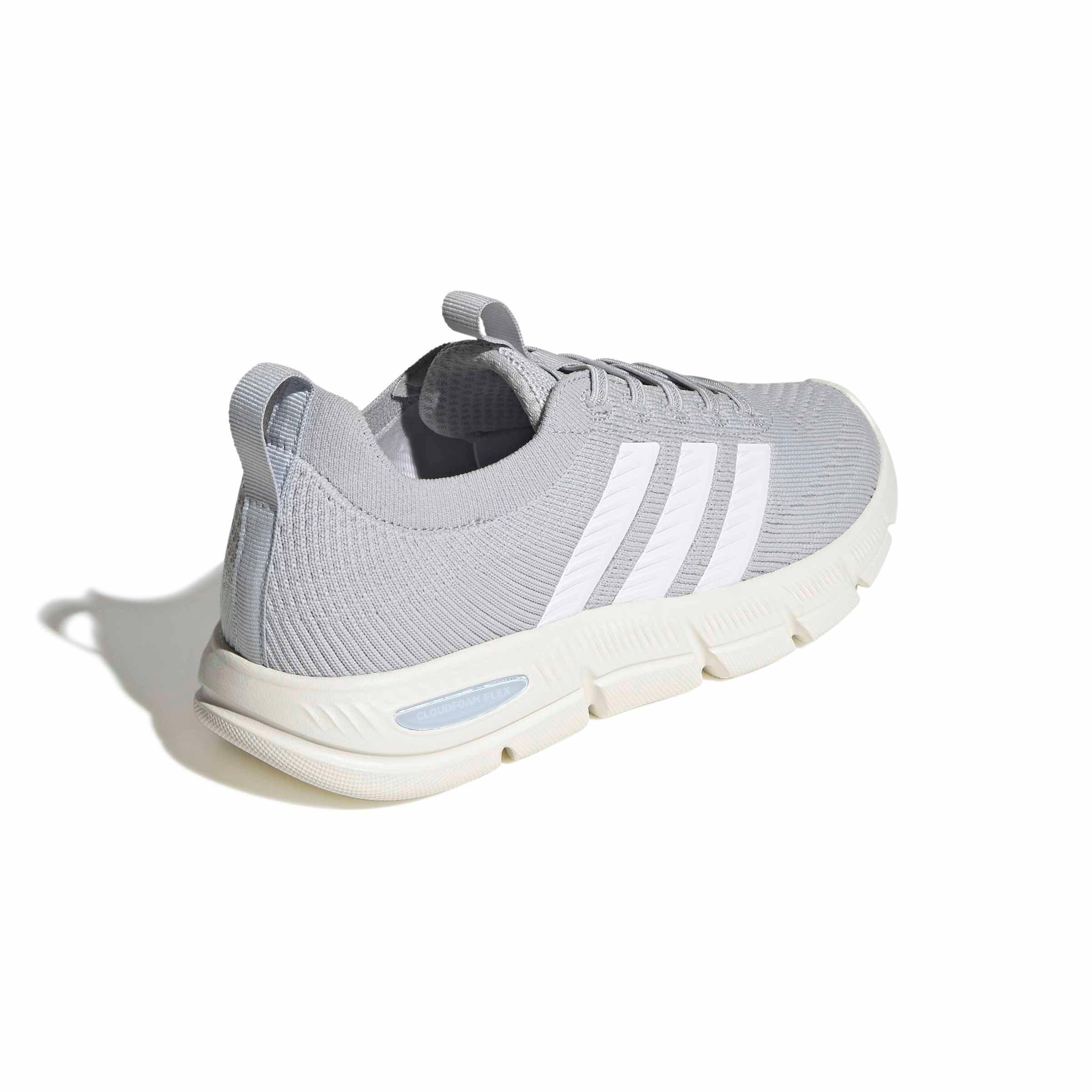 adidas Cloudfoam Flex Slounge "Lgh Solid Grey/Ftwr White/Halo Blue" Women's Shoe - GREY/WHITE/BLUE