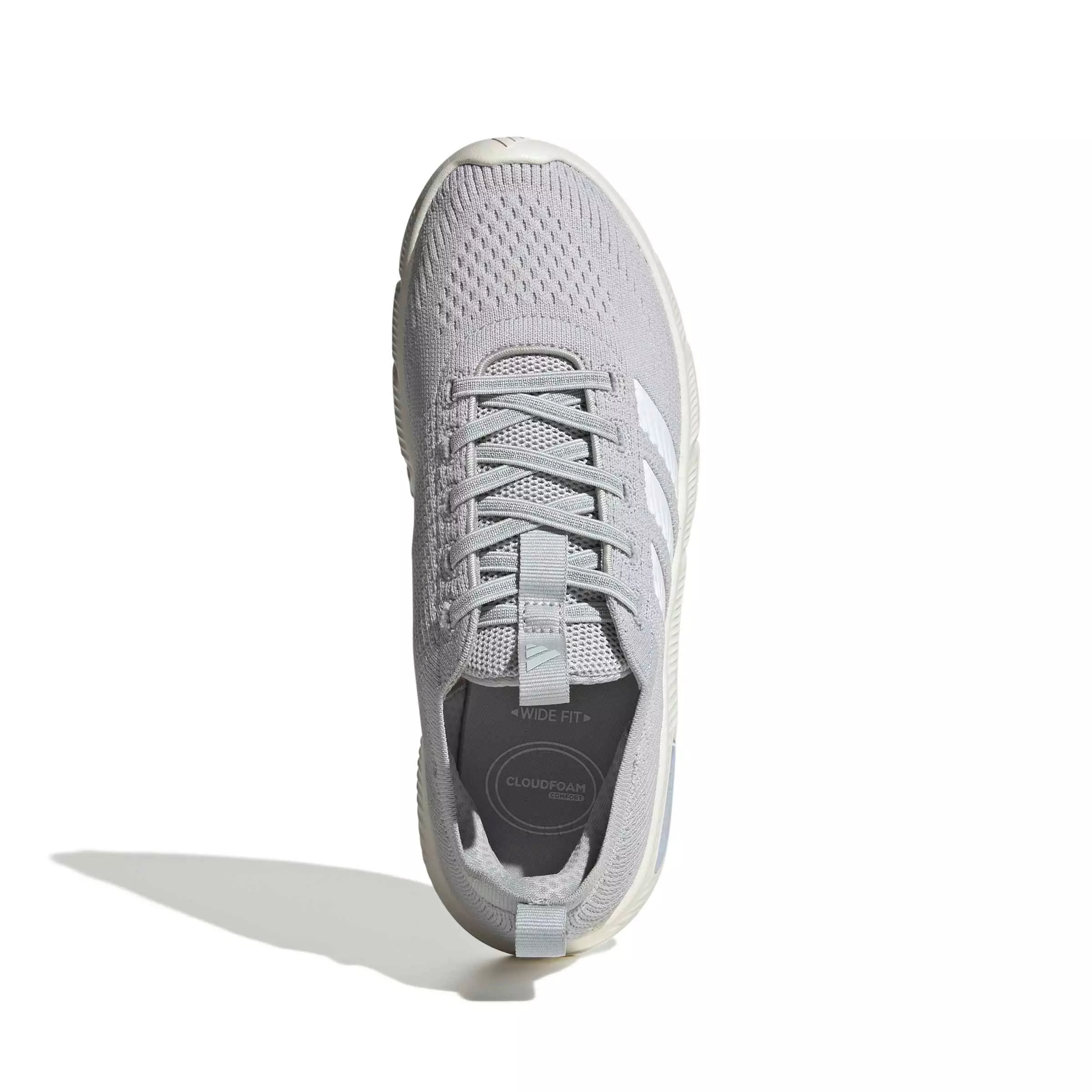 adidas Cloudfoam Flex Slounge "Lgh Solid Grey/Ftwr White/Halo Blue" Women's Shoe - GREY/WHITE/BLUE