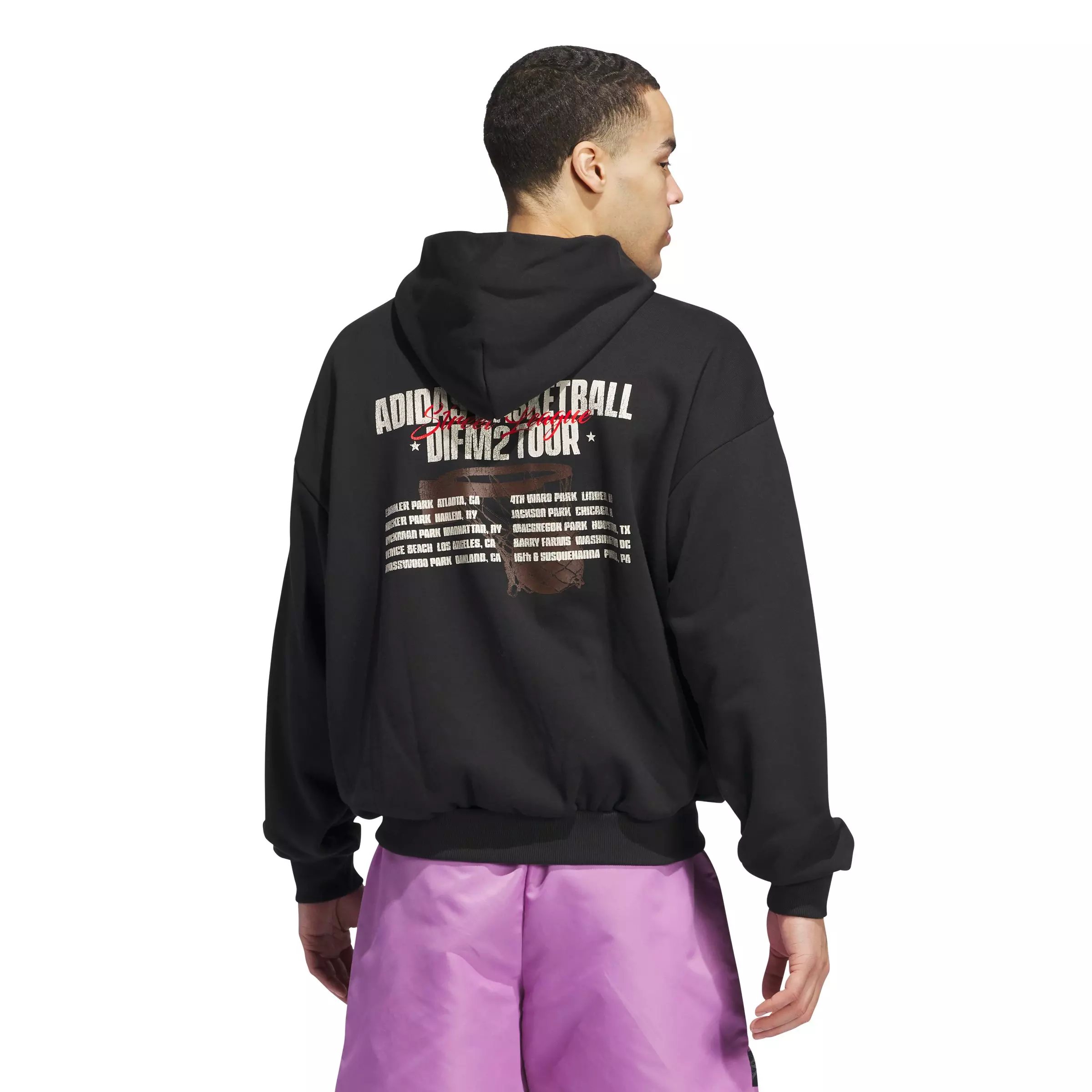 adidas Men's Anthony Edwards Graphic Hoodie - Black - BLACK