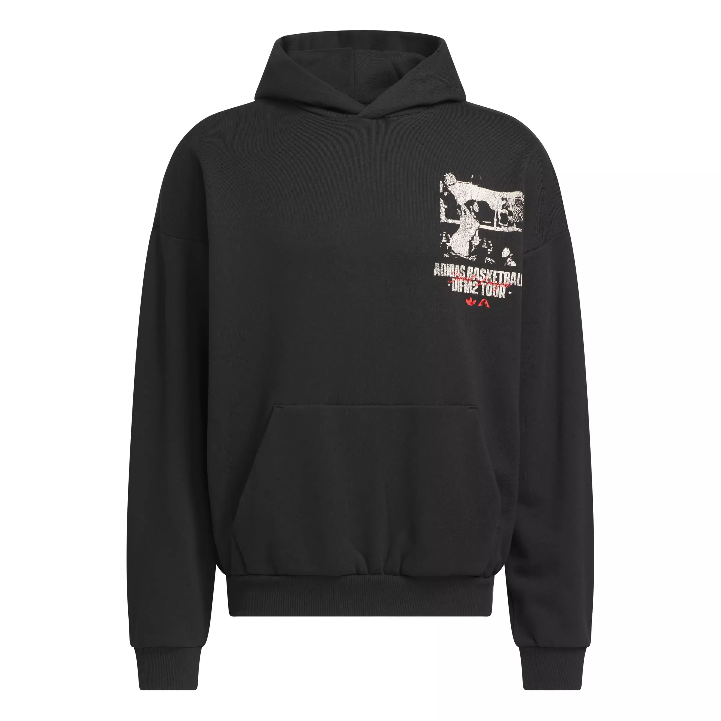 adidas Men's Anthony Edwards Graphic Hoodie - Black - BLACK