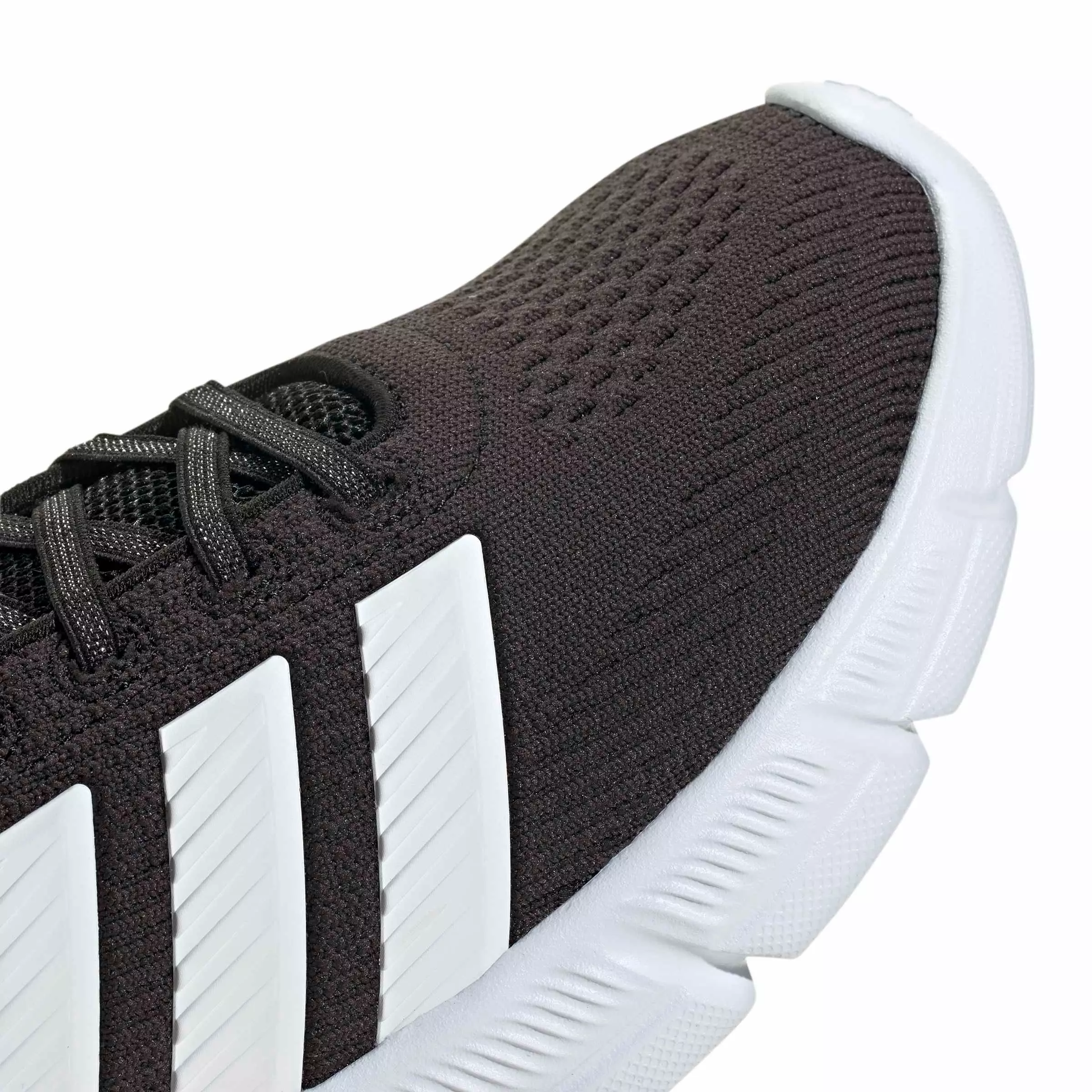 adidas Cloudfoam Flex Slounge "Core Black/Ftwr White/Almost Pink" Women's Shoe - BLACK/WHITE/PINK