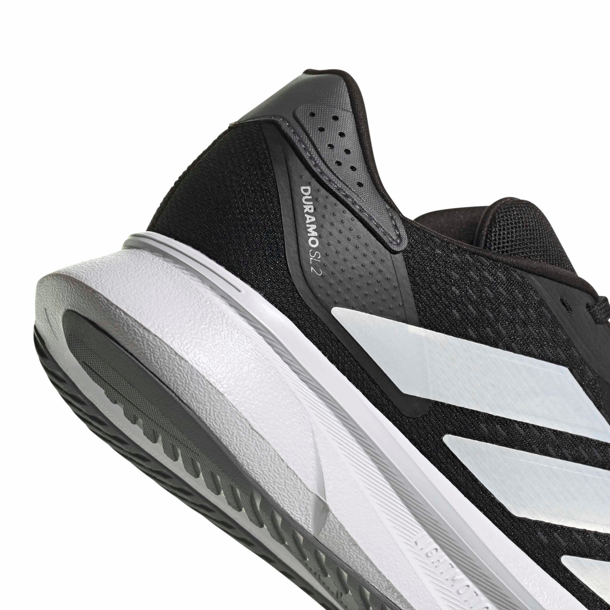 adidas Duramo SL 2 "Core Black/Ftwr White/Grey Five" Women's Wide Running Shoe - BLACK/WHITE/GREY