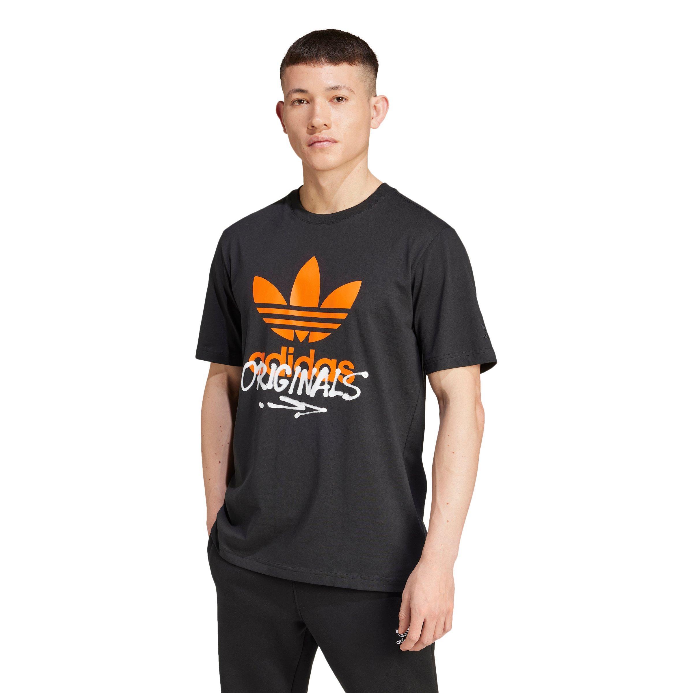 adidas Originals Men's Training Supply Street T-Shirt - Black - BLACK Thumbnail View 3