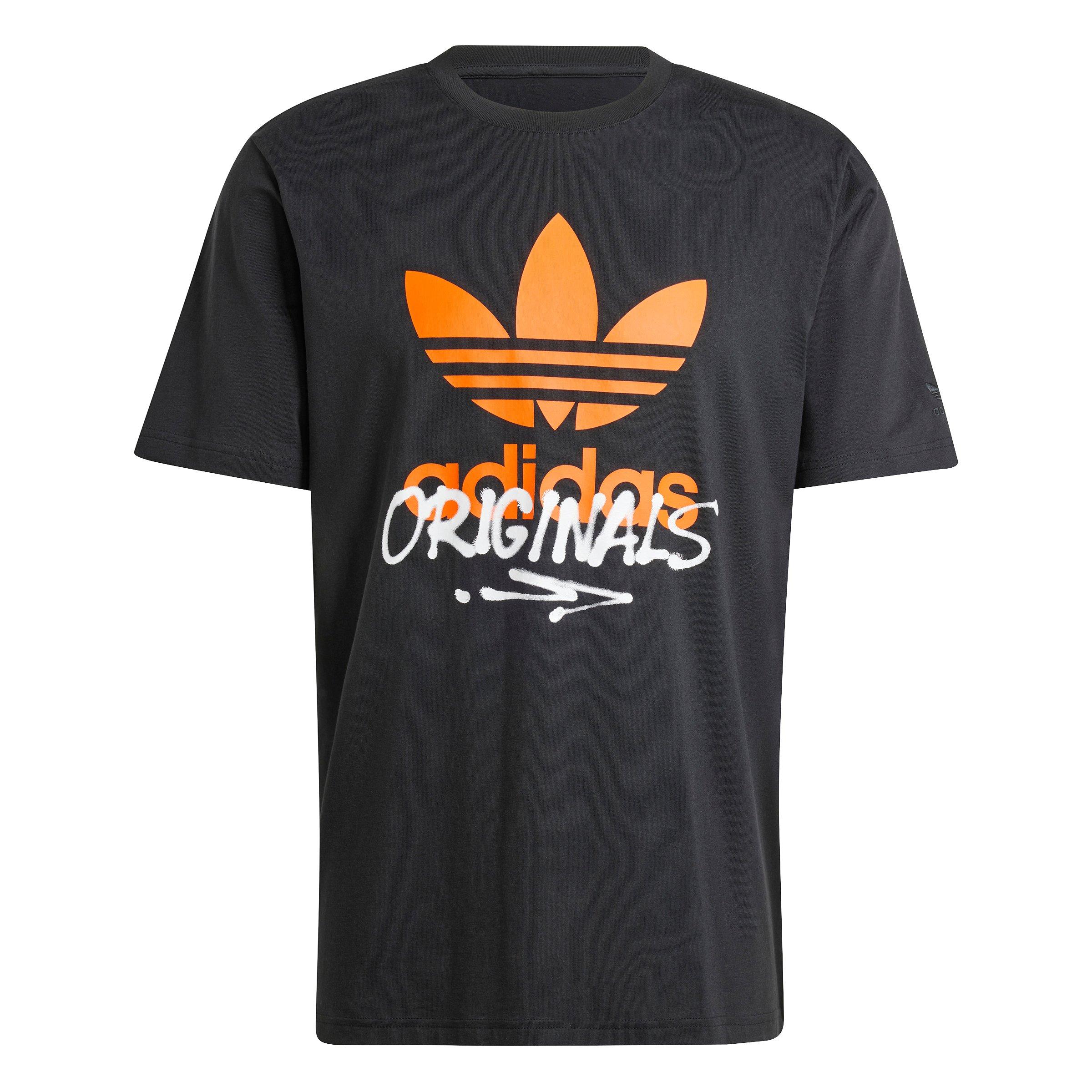 adidas Originals Men's Training Supply Street T-Shirt - Black - BLACK Thumbnail View 6