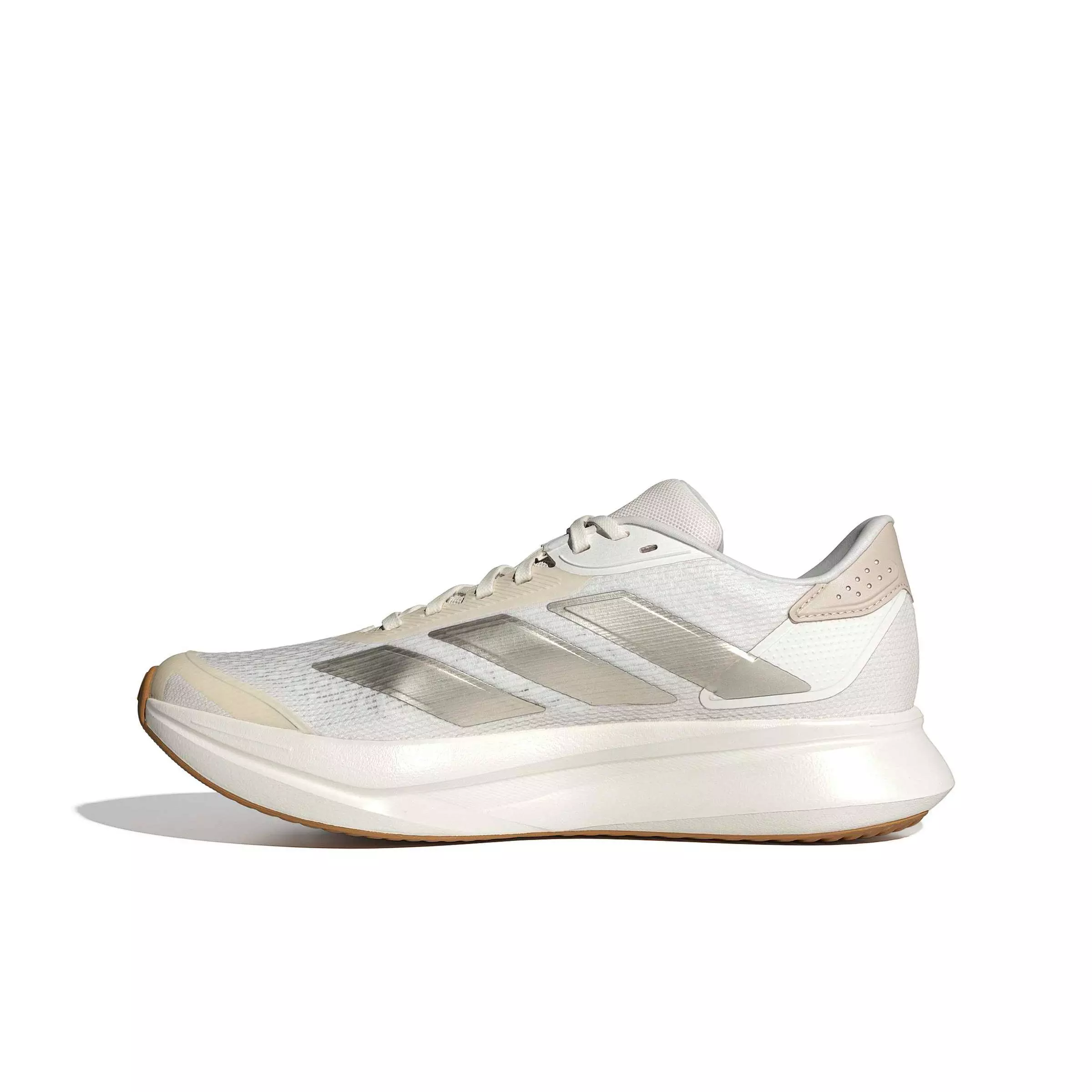 adidas Duramo SL 2 "Chalk White/Cyber Metallic/Crystal Linen" Women's Running Shoe - WHITE/CYBER/LINEN