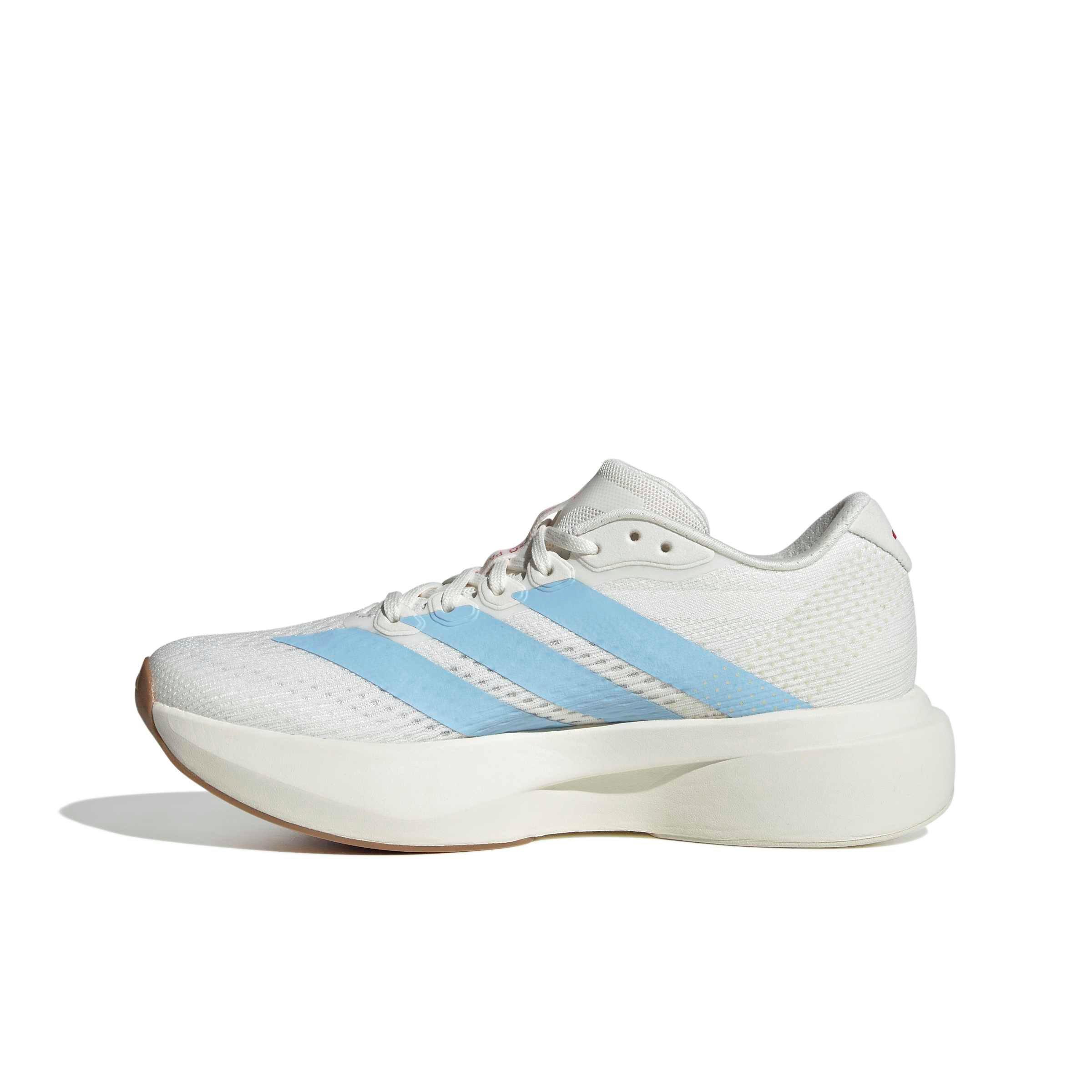 adidas Adizero Pacer "Core White/Clear Sky/Pure Ruby" Women's Running Shoe - WHITE/SKY/RUBY