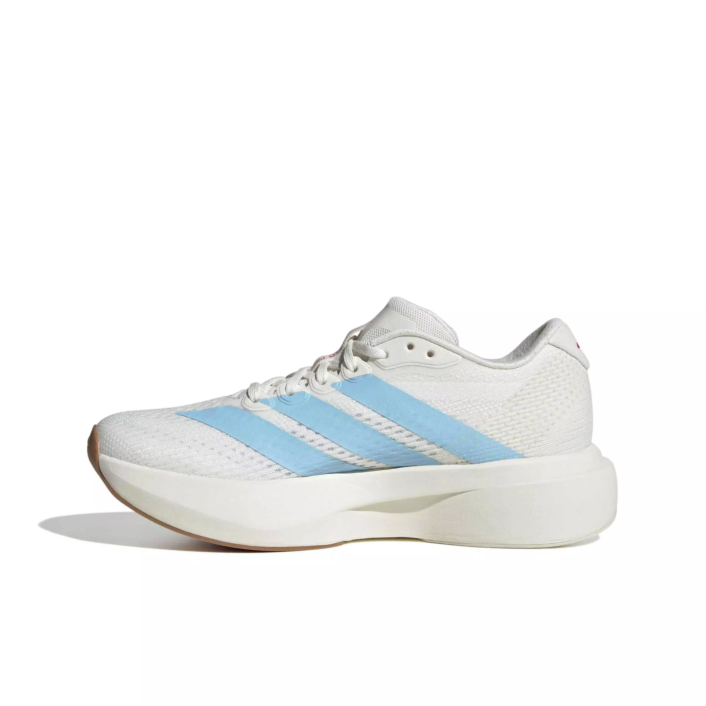 adidas Adizero Pacer "Core White/Clear Sky/Pure Ruby" Women's Running Shoe - WHITE/SKY/RUBY