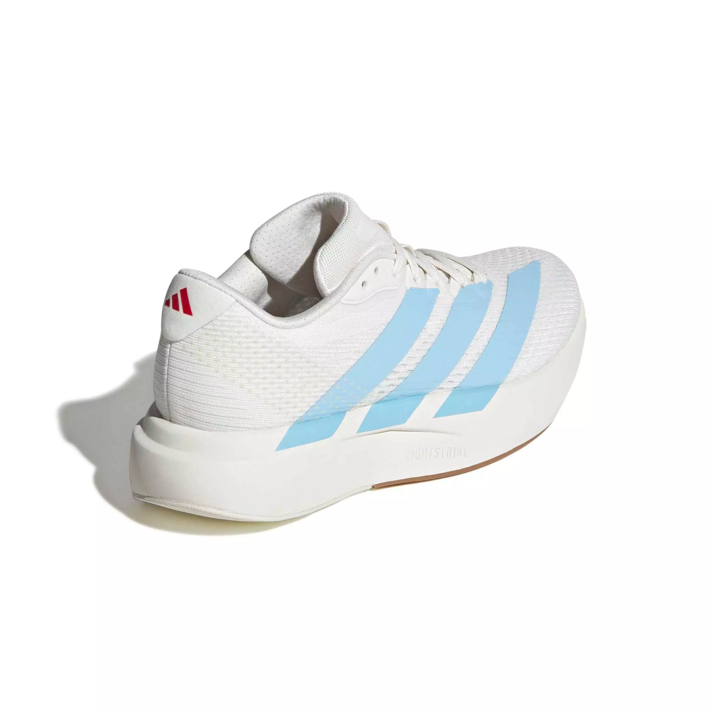 adidas Adizero Pacer "Core White/Clear Sky/Pure Ruby" Women's Running Shoe - WHITE/SKY/RUBY