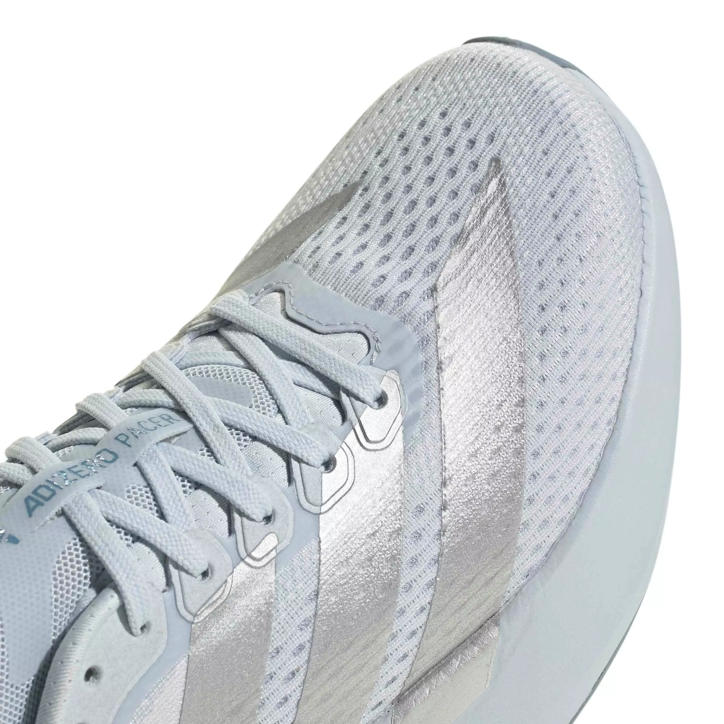 adidas Adizero Pacer "Halo Blue/Silver Metallic/Tactile Blue" Women's Running Shoe - BLUE/SILVER/BLUE