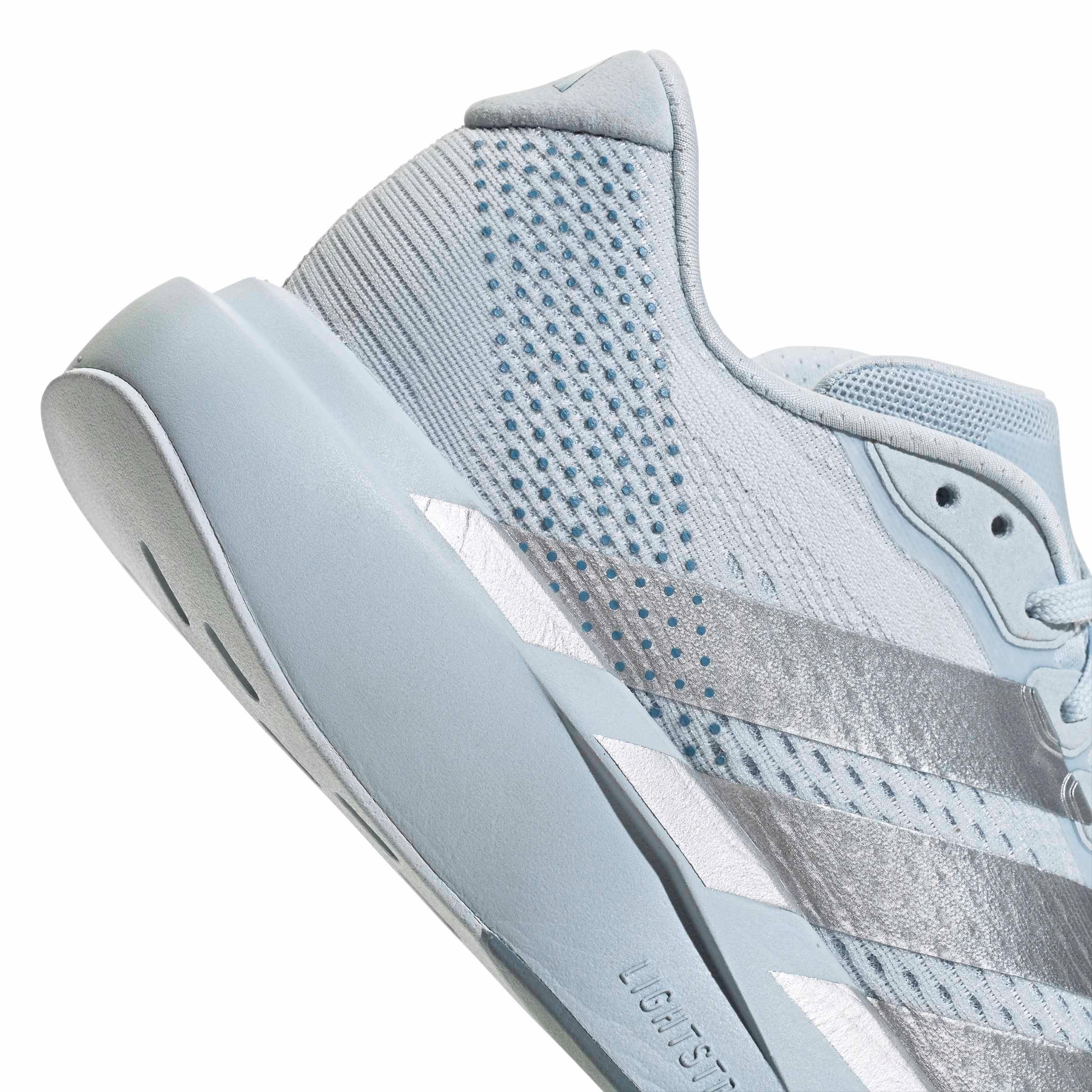 adidas Adizero Pacer "Halo Blue/Silver Metallic/Tactile Blue" Women's Running Shoe - BLUE/SILVER/BLUE