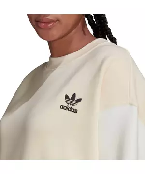 adidas Originals Women's Logo Play Trefoil Crew Sweatshirt