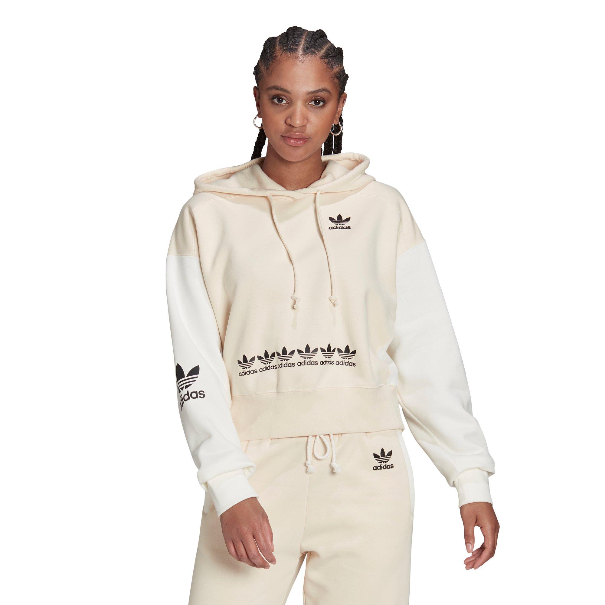 Adidas khaki hoodie womens hot sale