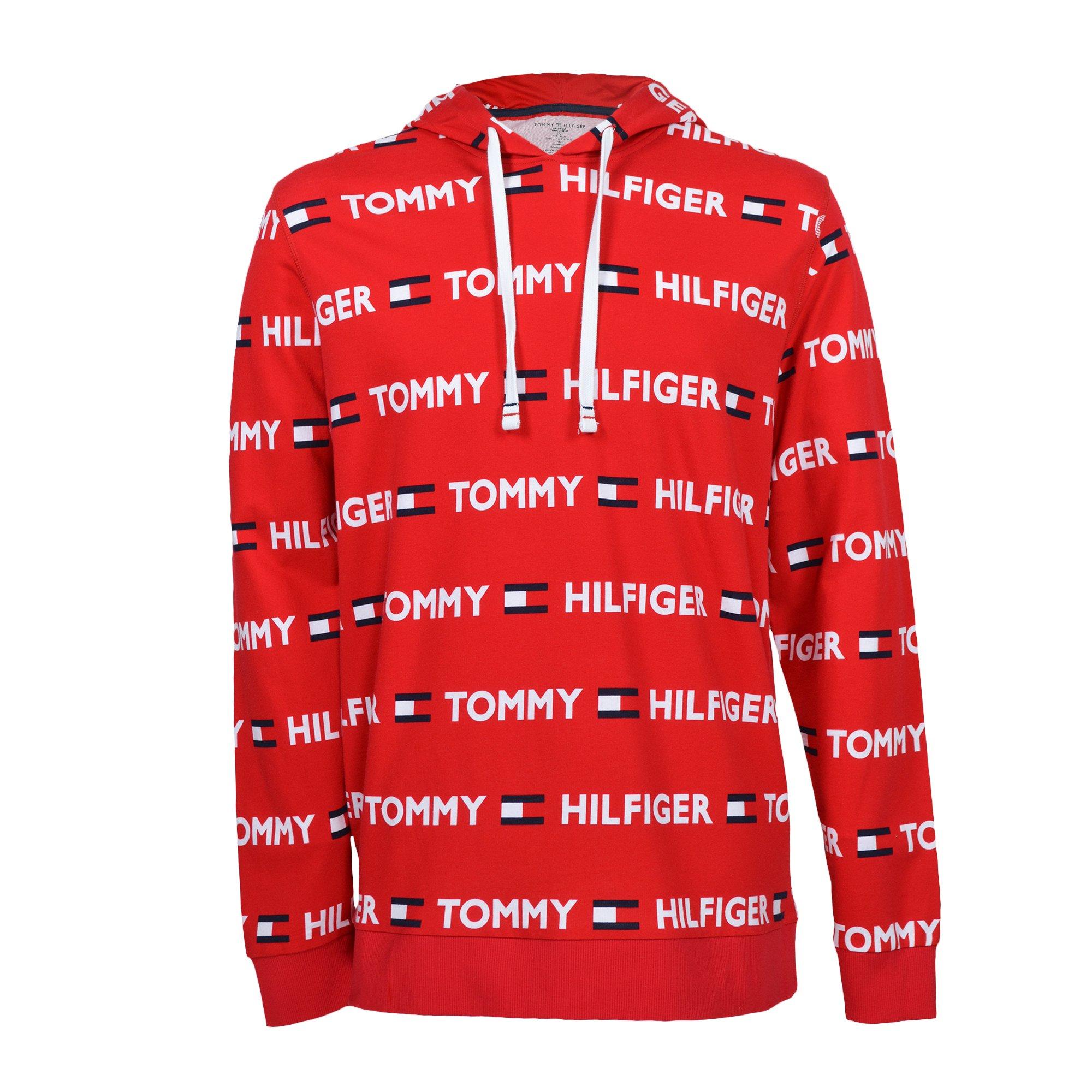 Tommy hilfiger cheap red hoodie mens