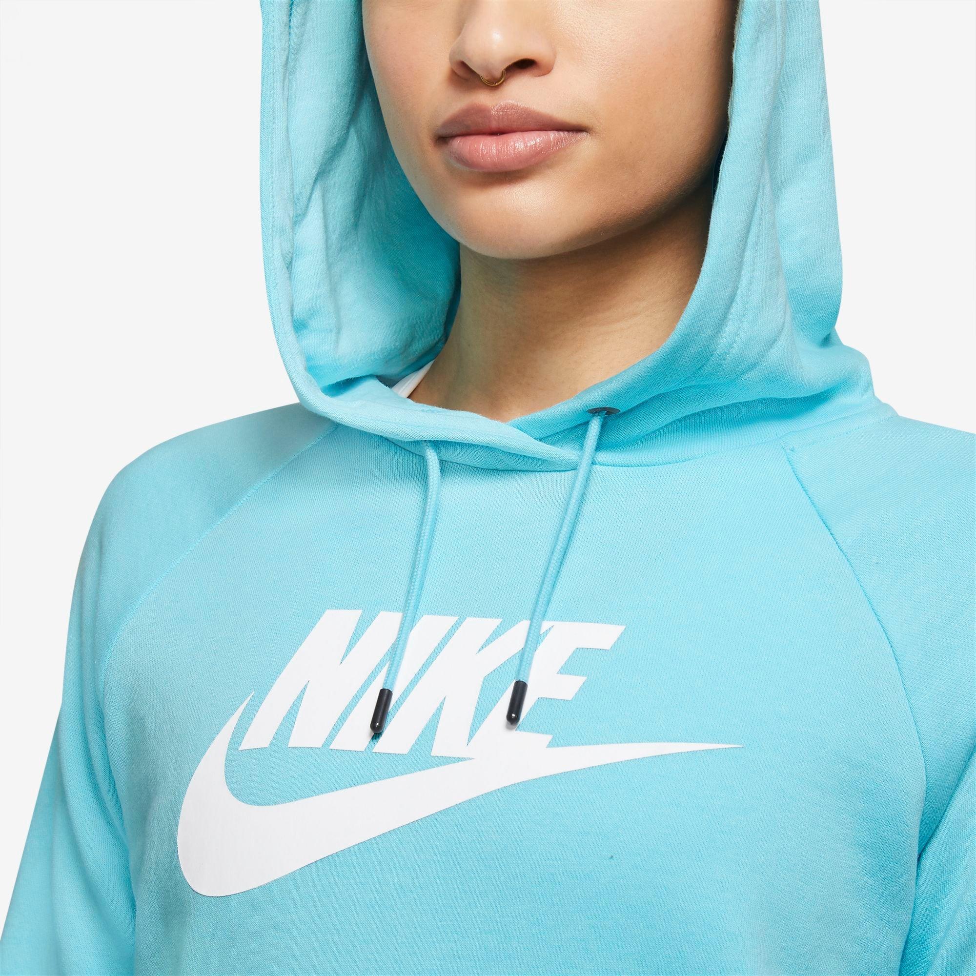 Baby blue nike outlet hoodie womens