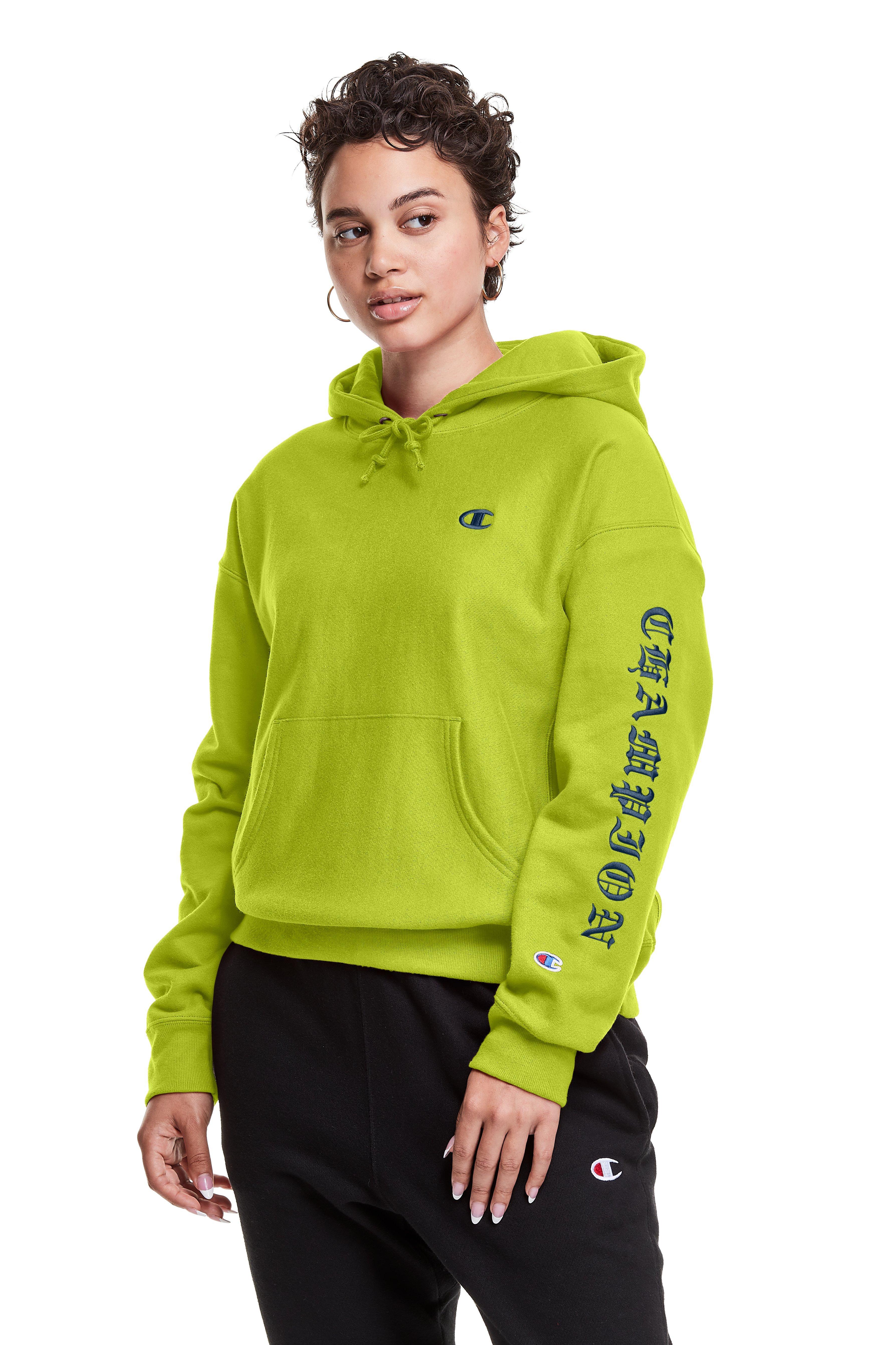 Lime store champion hoodie