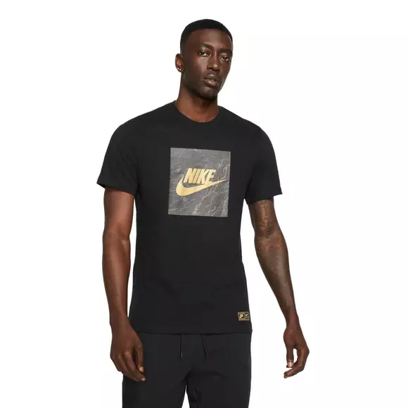 Hij Immigratie Automatisch Nike Men's Sportswear Marble Gold Tee