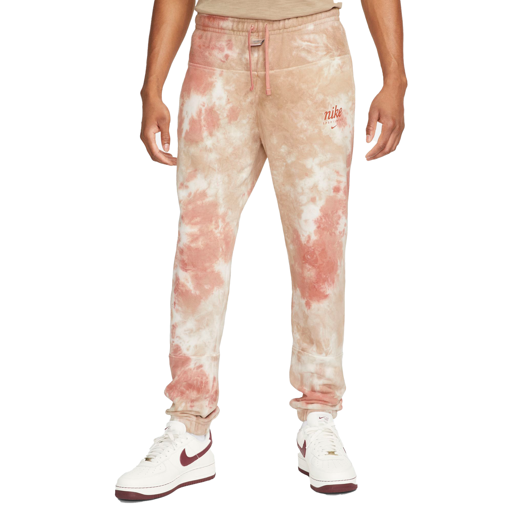 Nike Men's Sportswear Club Fleece Pants, Medium, Burnt Sunrise