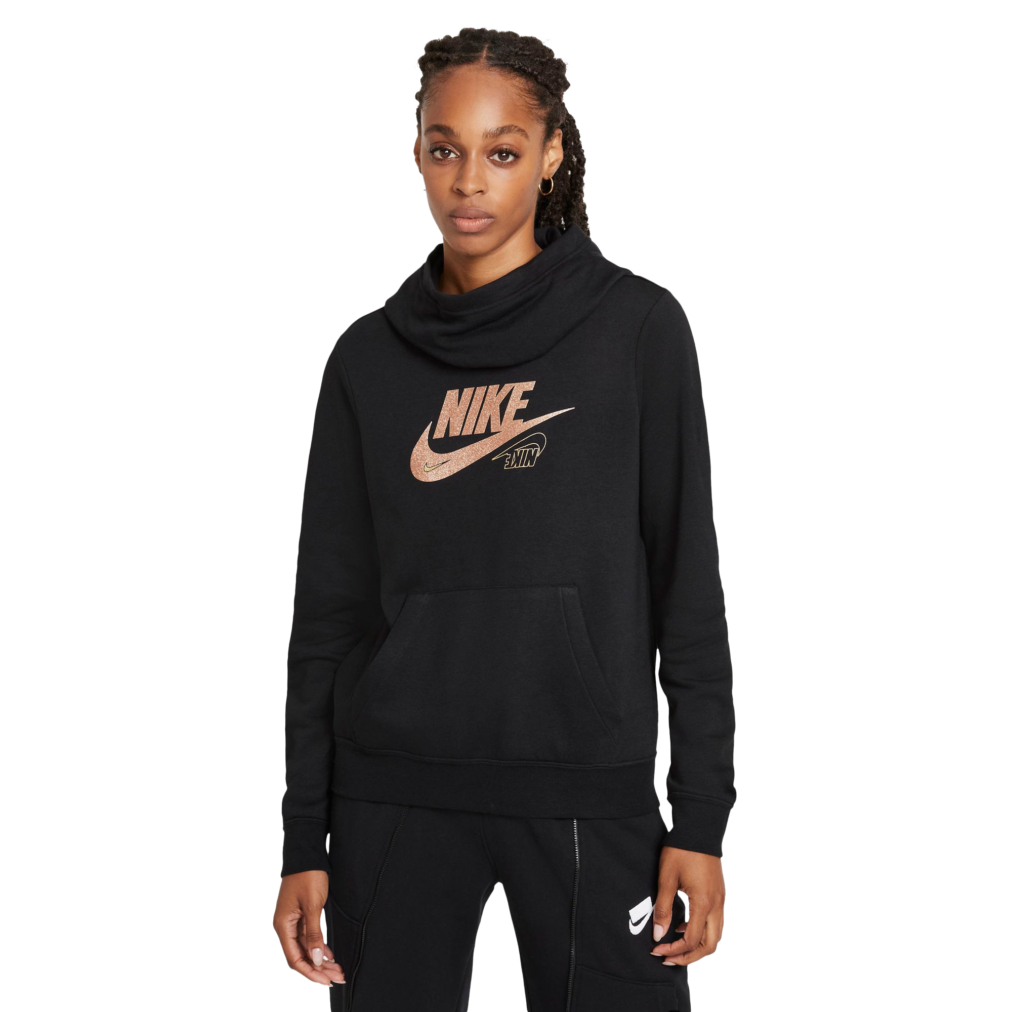 Nike rally funnel online neck hoodie