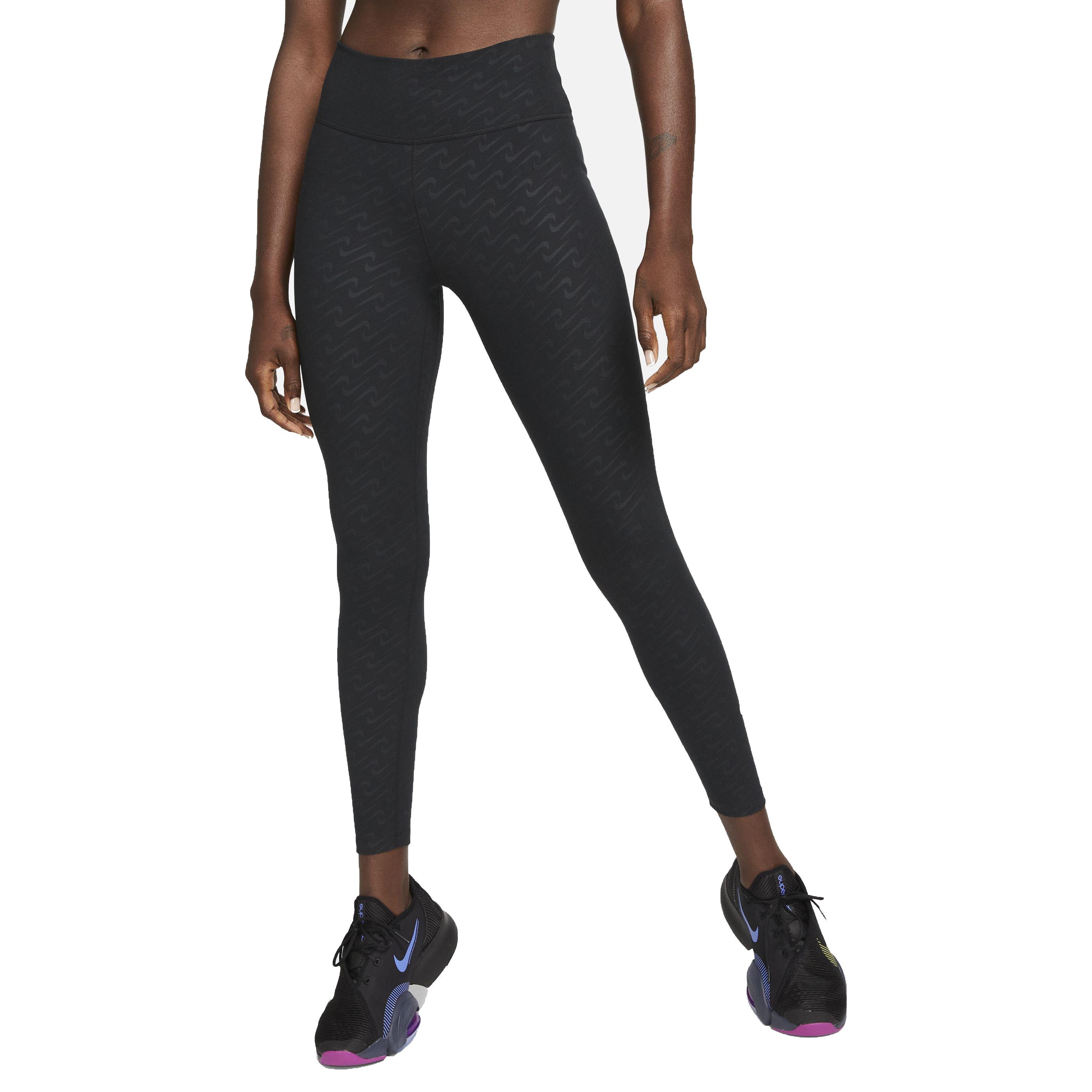 Nike Women's Dri-FIT One Icon Clash Mid-Rise 7/8 Printed Leggings