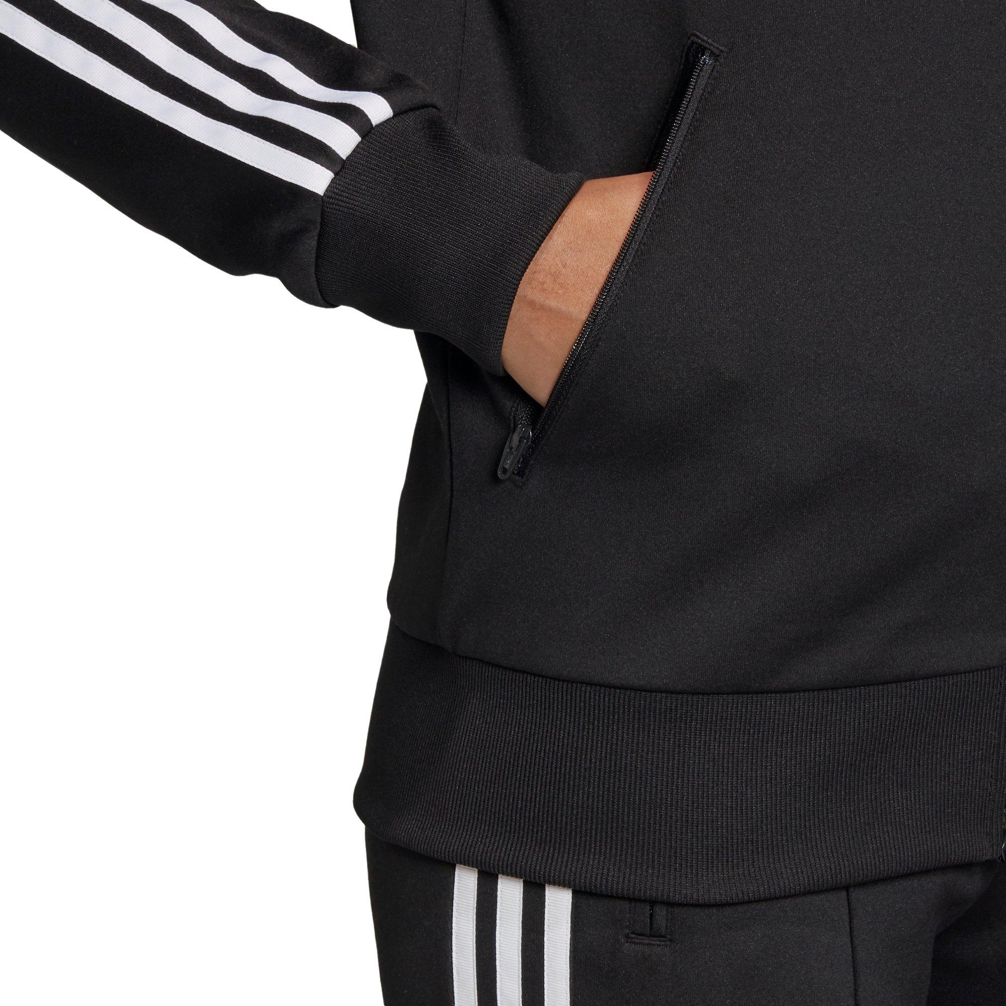 adidas Women's Primeblue SST Track Jacket - BLACK Thumbnail View 1