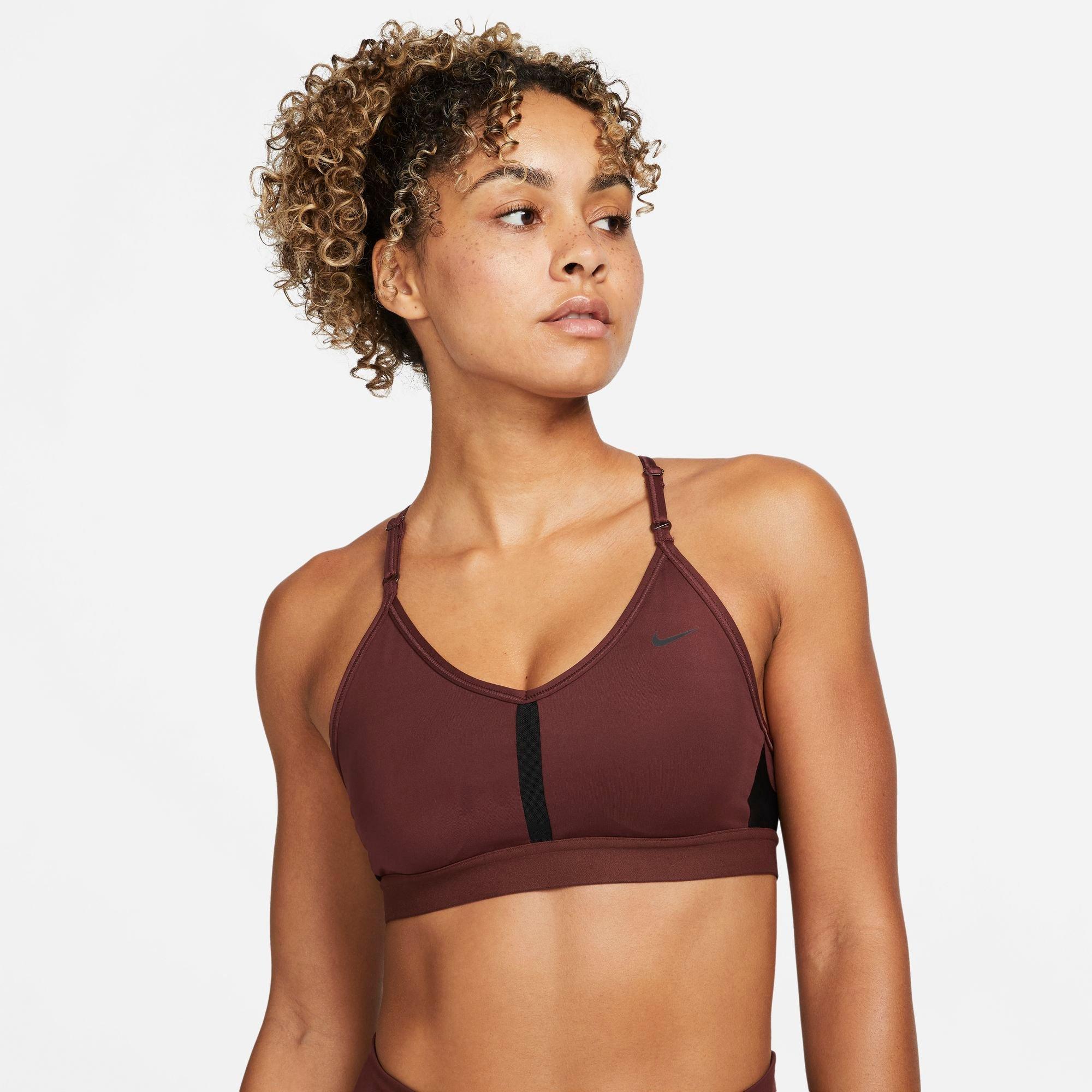 New with tags! Nike Women's Indy Light Plus Size Sports Bra, Burgundy, –  The Warehouse Liquidation