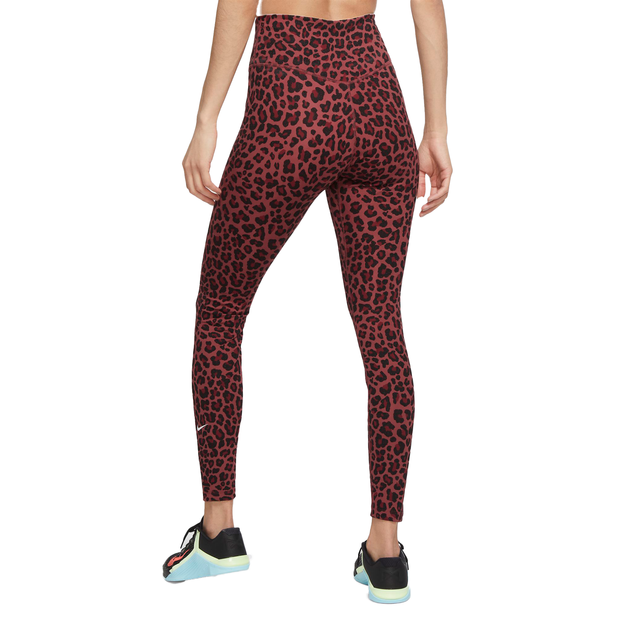 nike red leopard print