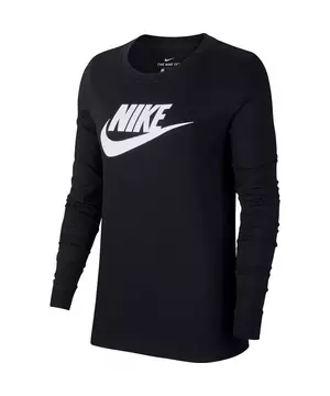 veel plezier Legende eetlust Nike Women's Sportswear Essential Icon Futura Long-Sleeve Tee