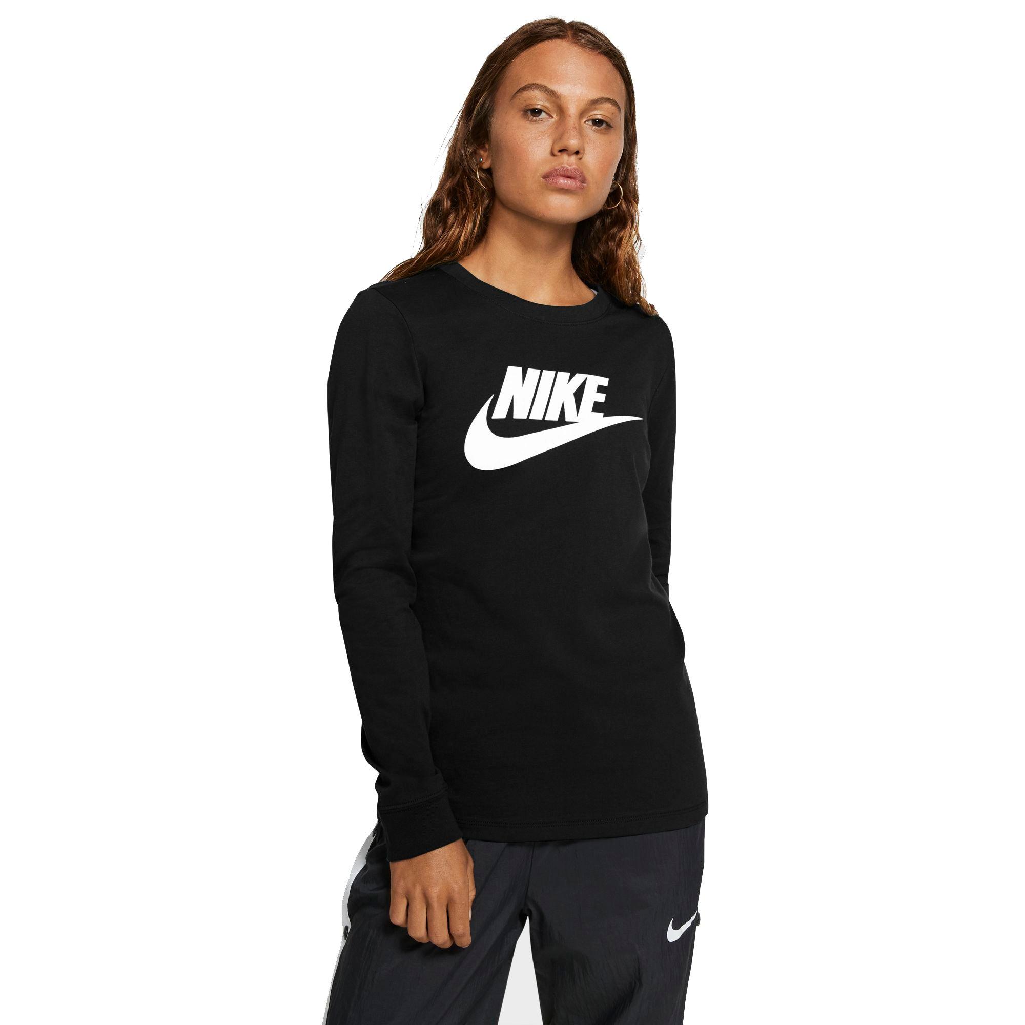 Nike Women's Sportswear Essential Gel Dunk Graphic Tee-Black - Hibbett