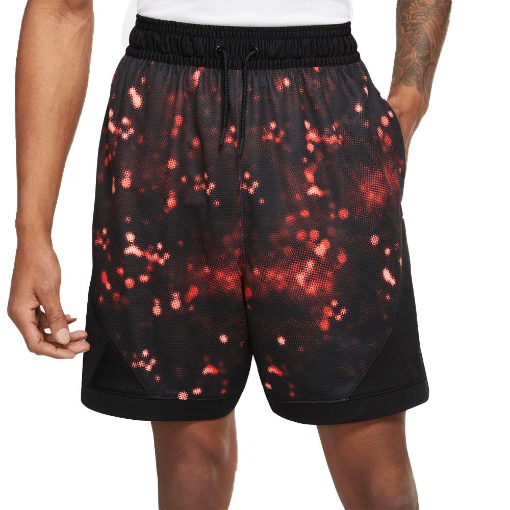 Jordan Men's Air Diamond All-Over-Print "Black" Shorts - BLACK Thumbnail View 1