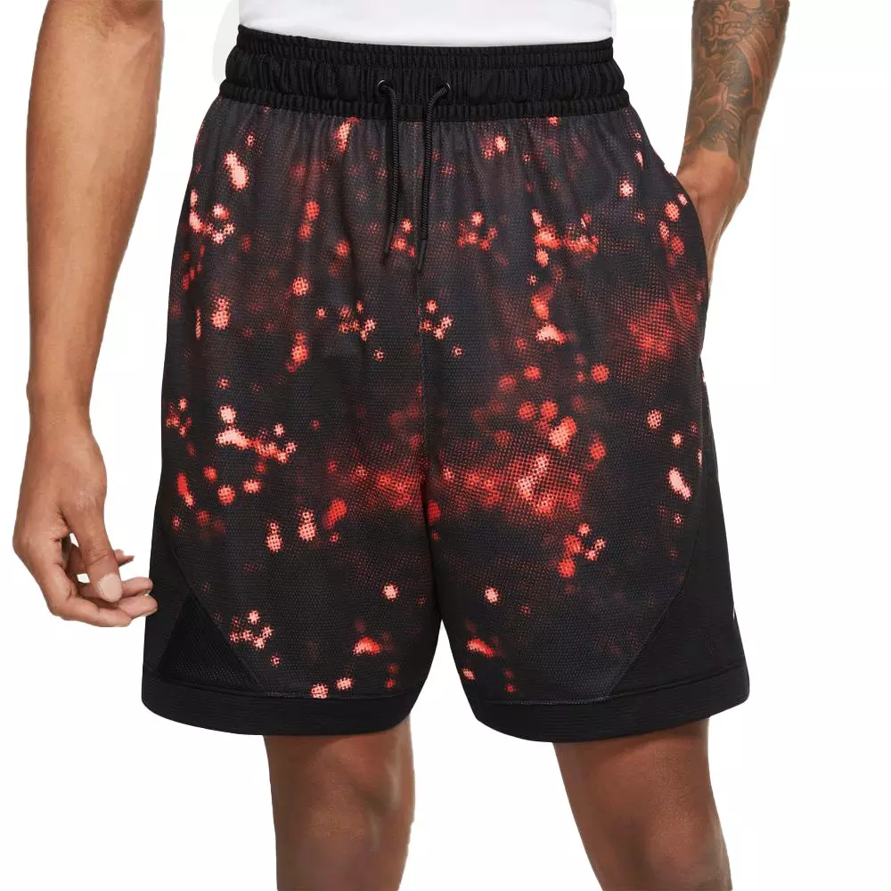Jordan Men's Air Diamond All-Over-Print "Black" Shorts - BLACK