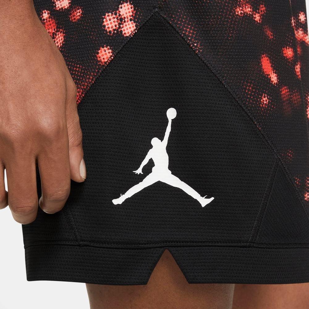 Jordan Men's Air Diamond All-Over-Print "Black" Shorts - BLACK Thumbnail View 4