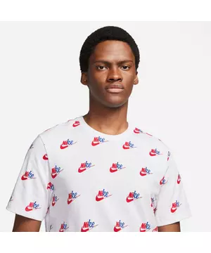 Men's NBA Print Casual Short Sleeve T-Shirt black-2XL in 2023