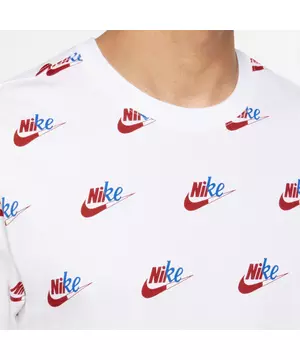 The NIKE TEE pop art graffiti embroidered t shirt abstract XS all over print