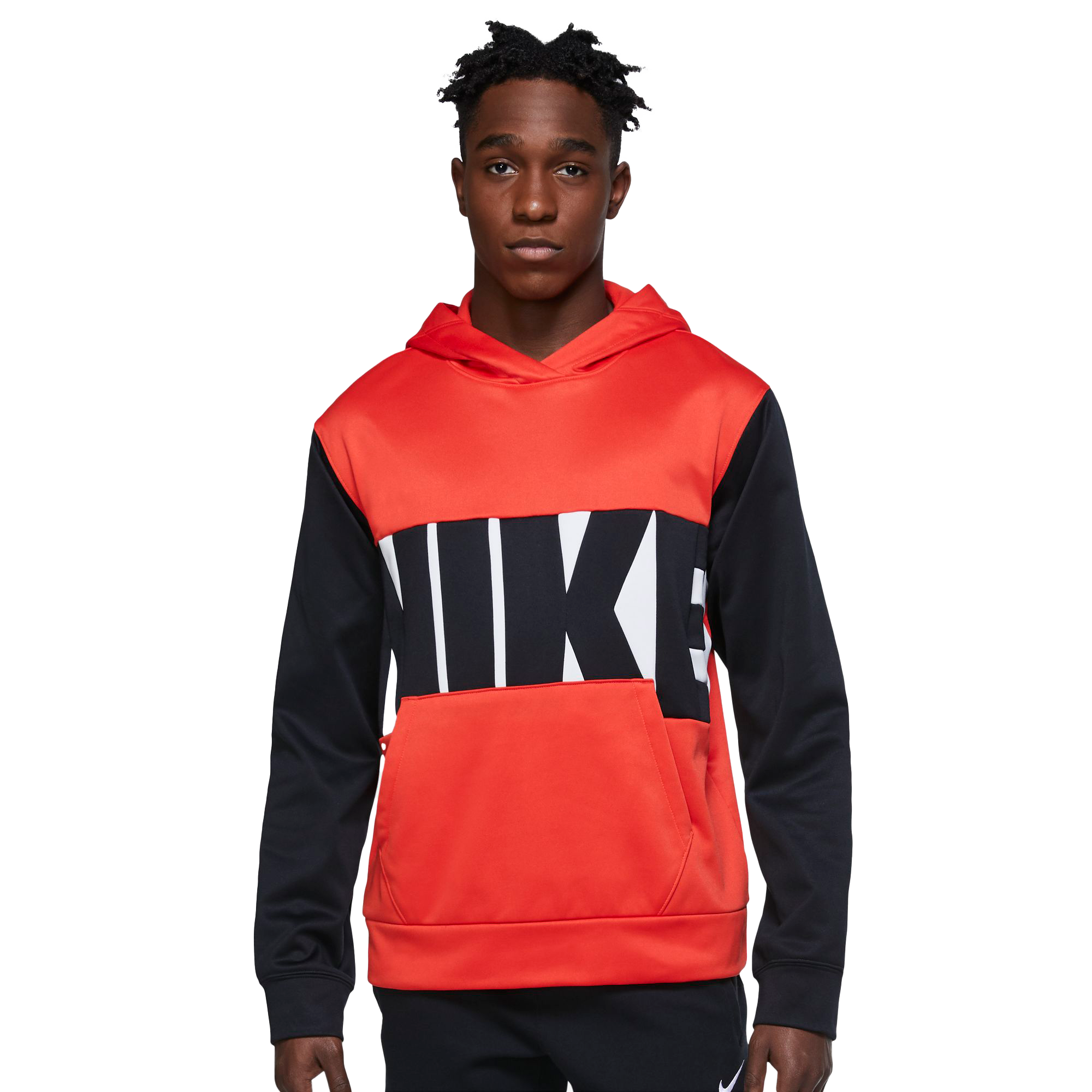 Nike sweater red online and black