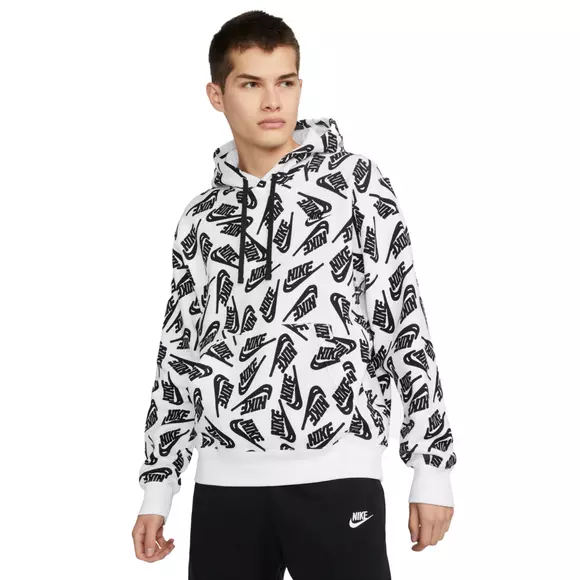 Nike Sport Essentials Sherpa Hoodie With Back Logo in Black for Men