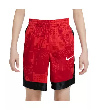 Under Armour Youth Black Red Basketball Shorts Relax Fit Casual Size Medium 