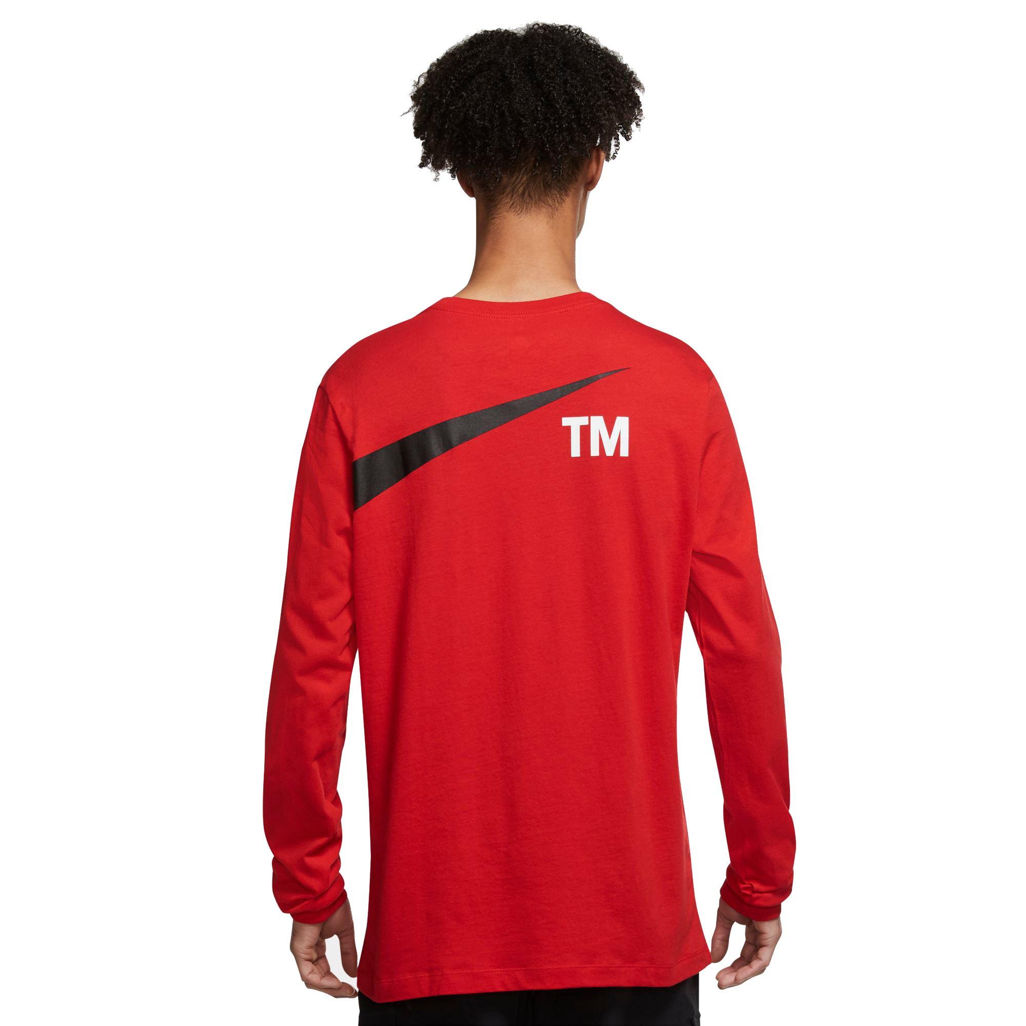 Men's Nike Stock Long Sleeve Windshirt L / TM Anthracite/Tm Black/Tm White