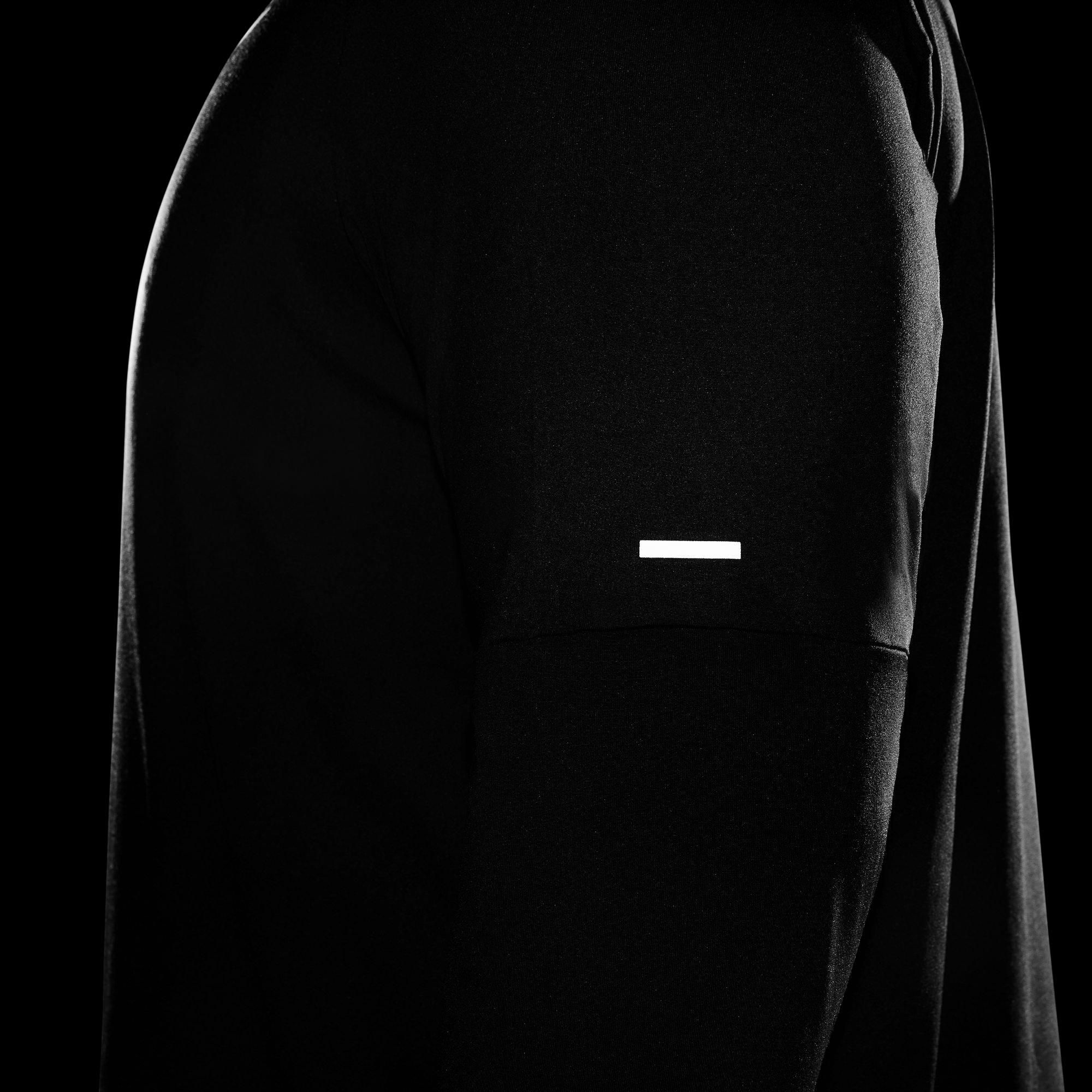 Nike Men's Dri-FIT Element 1/2-Zip Running "Black" Top - BLACK Thumbnail View 14