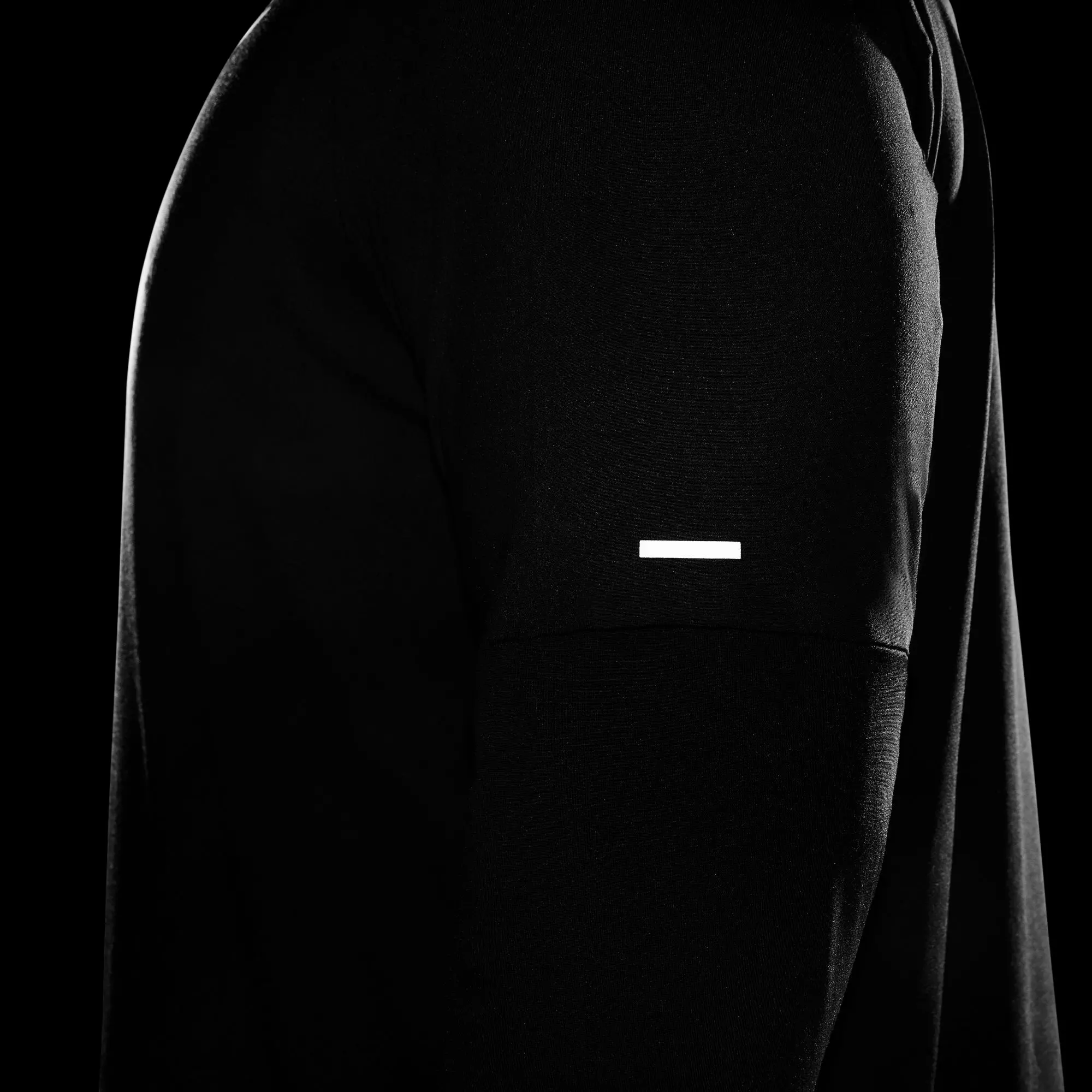 Nike Men's Dri-FIT Element 1/2-Zip Running "Black" Top - BLACK